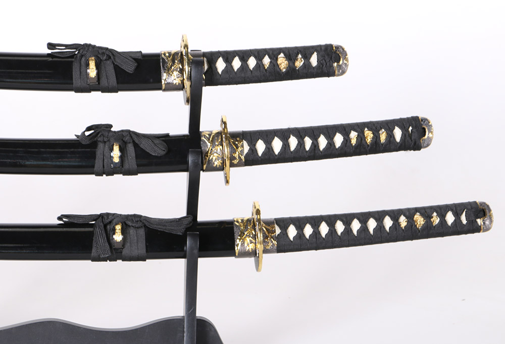 Decorative Set of Reproduction Samurai Swords