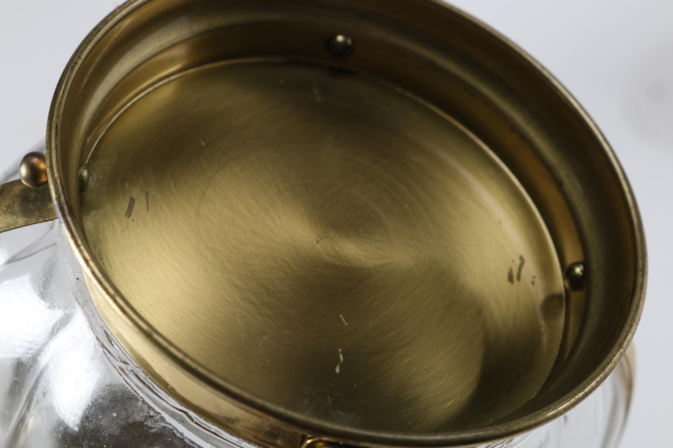 Mercury Glass Bud Vase and Goblet With Lidded Vessel