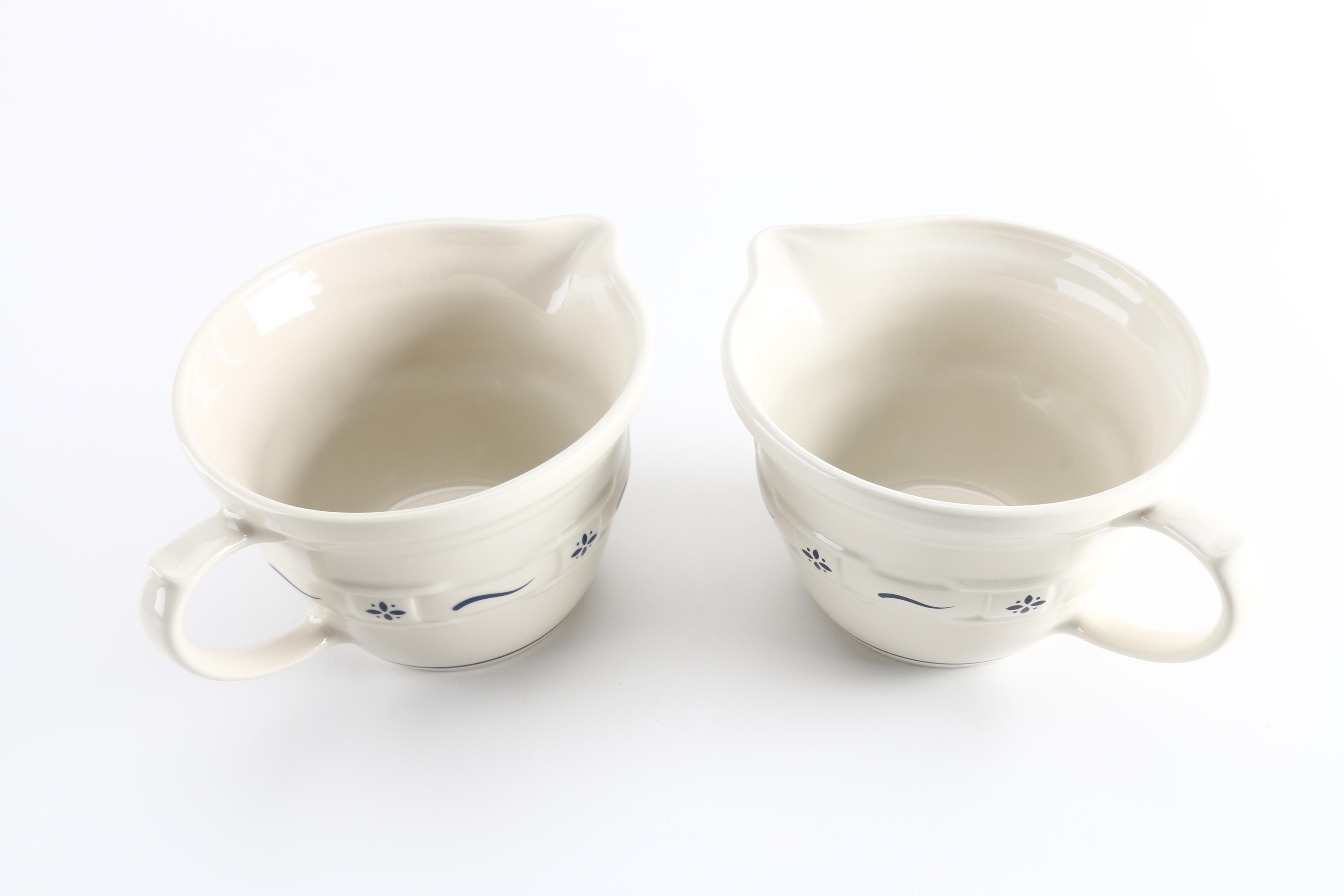 Longaberger Cord Accent Rugs and Ceramic Tableware