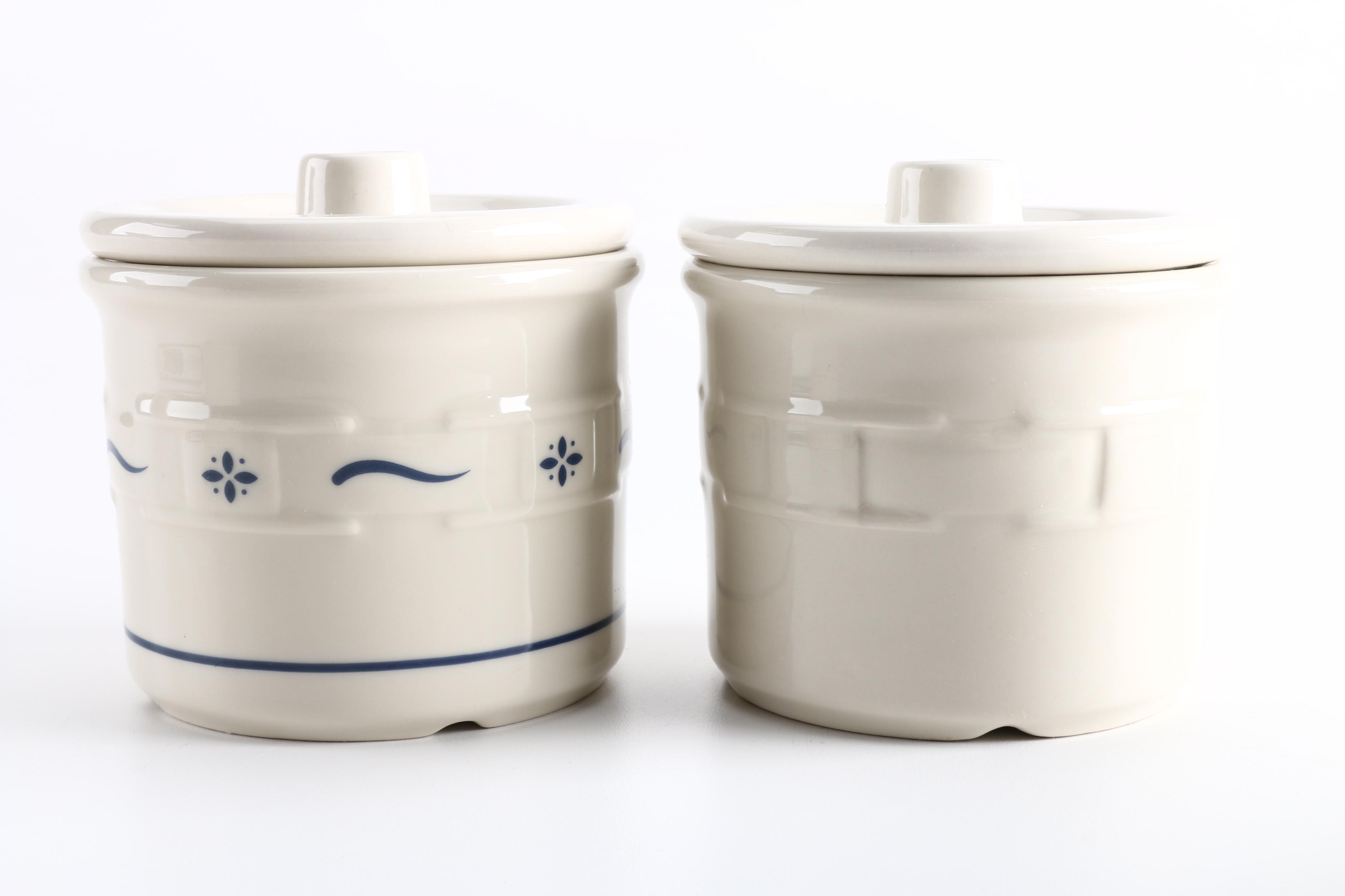 Longaberger Cord Accent Rugs and Ceramic Tableware