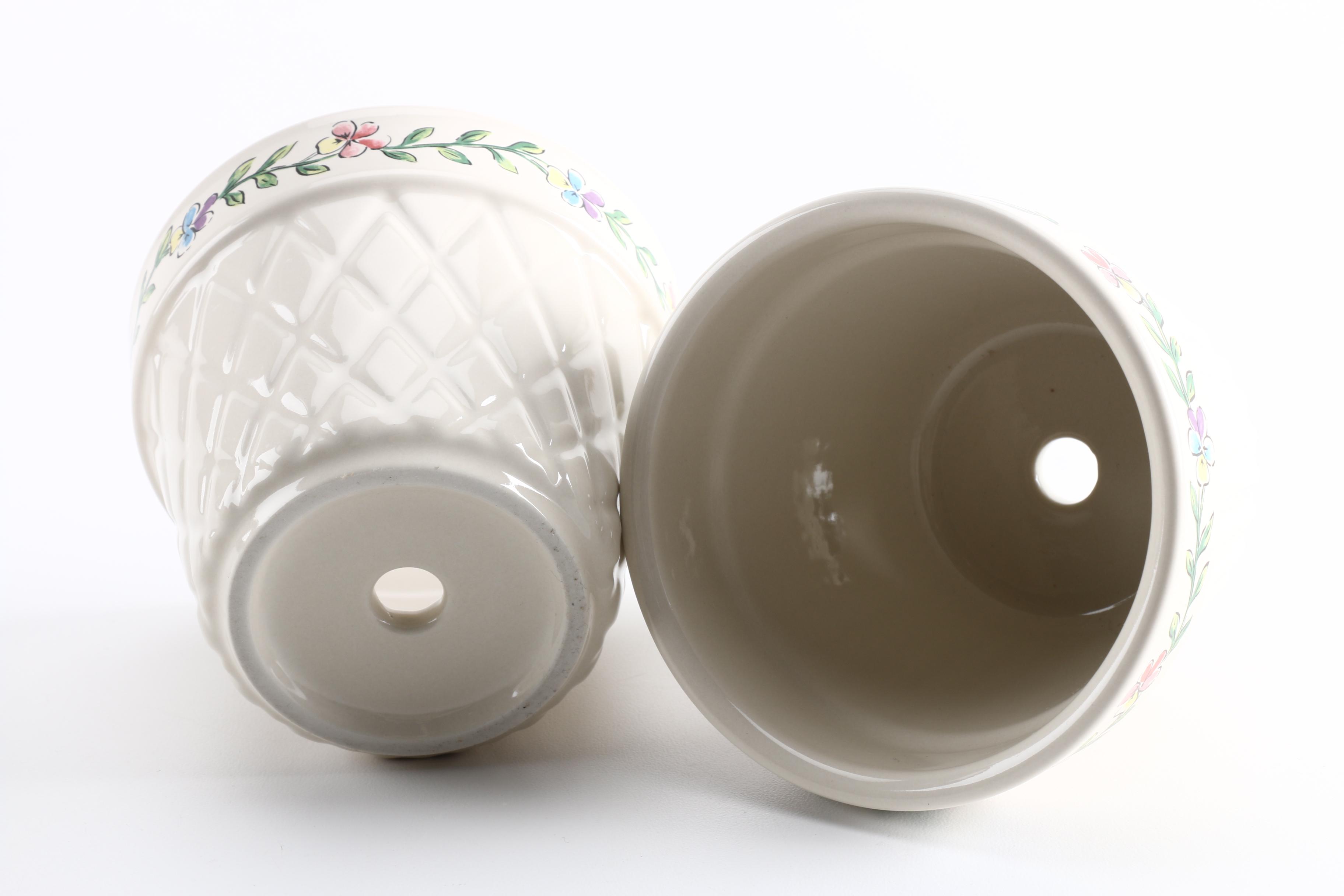 Longaberger Cord Accent Rugs and Ceramic Tableware