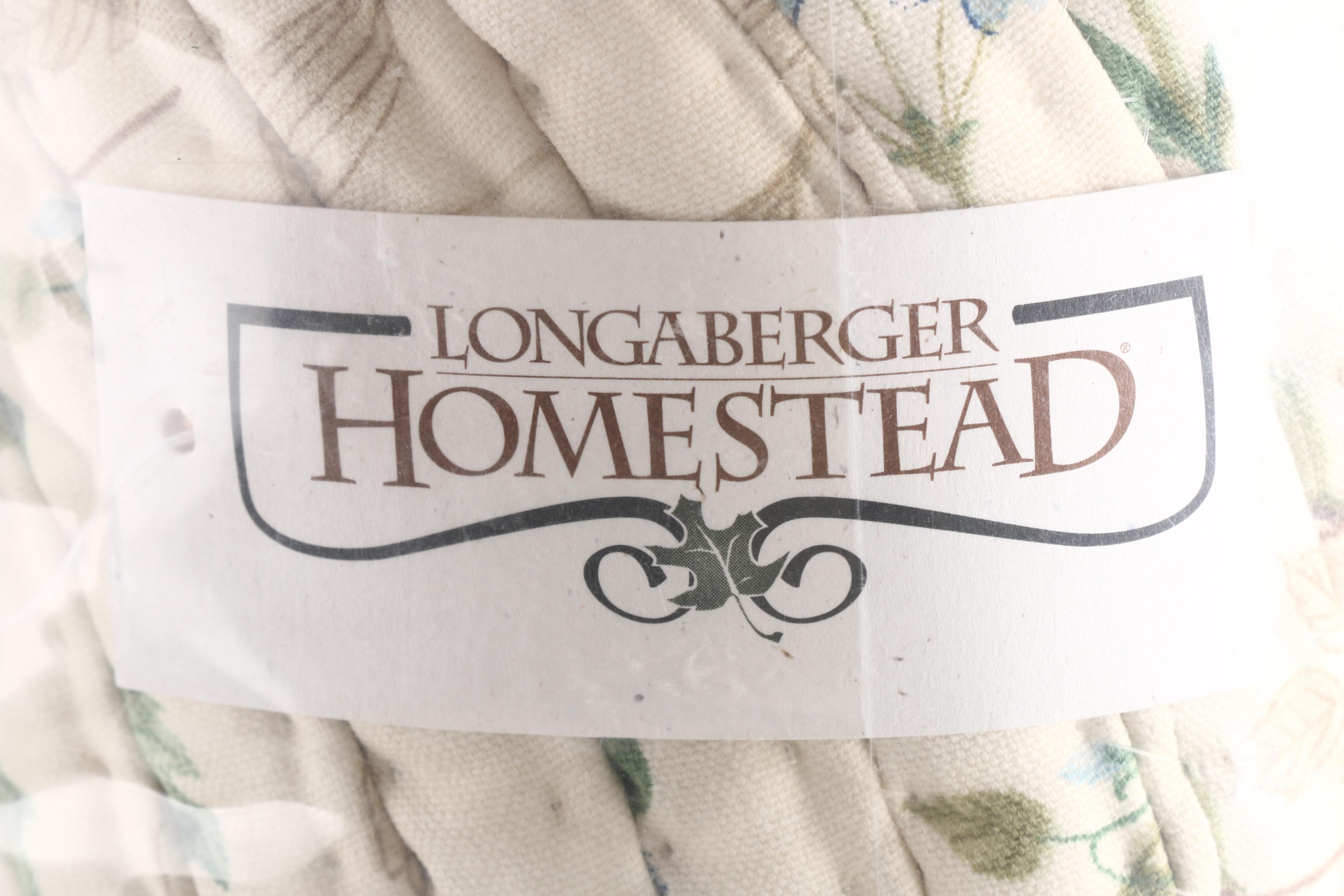 Longaberger Cord Accent Rugs and Ceramic Tableware