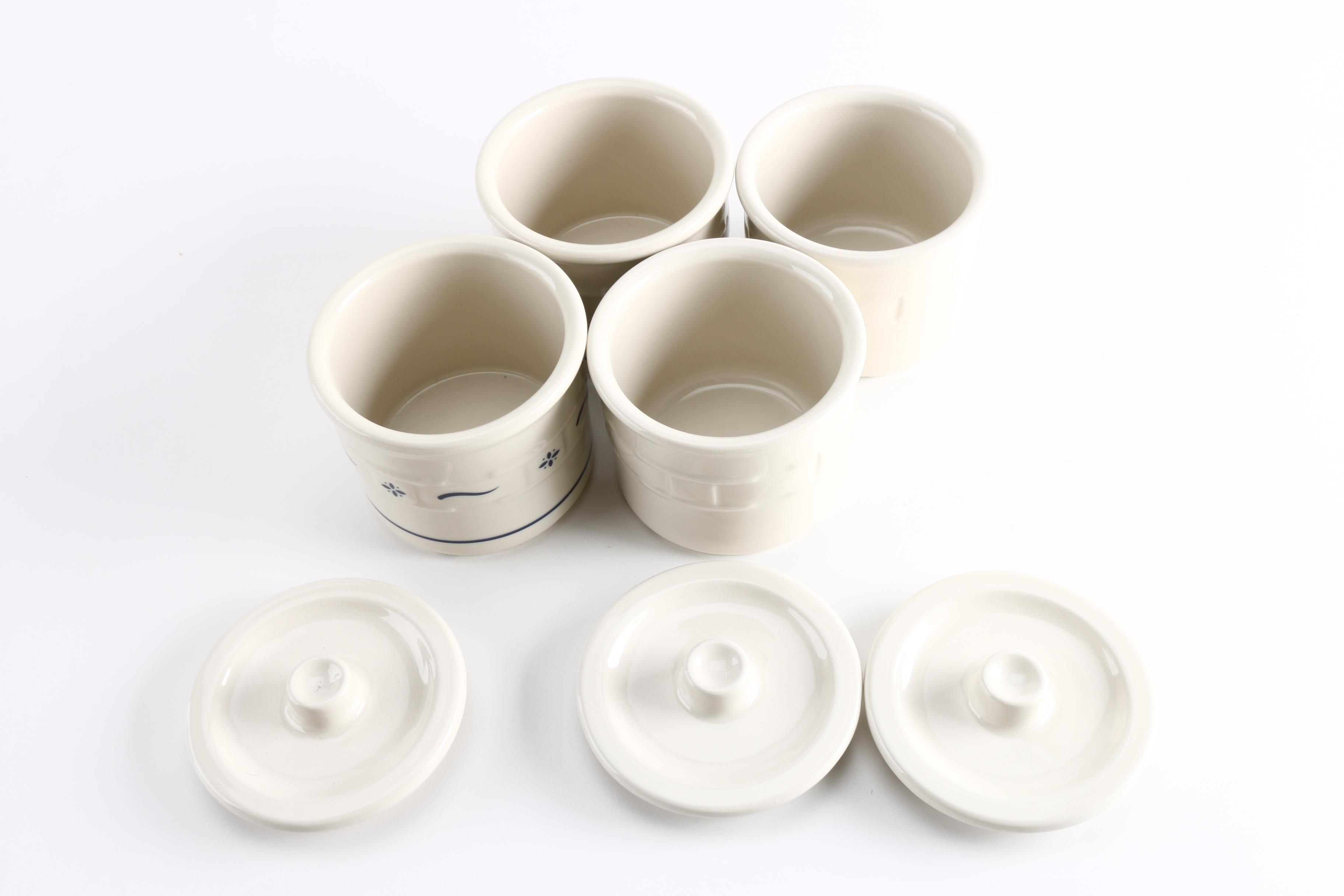 Longaberger Cord Accent Rugs and Ceramic Tableware