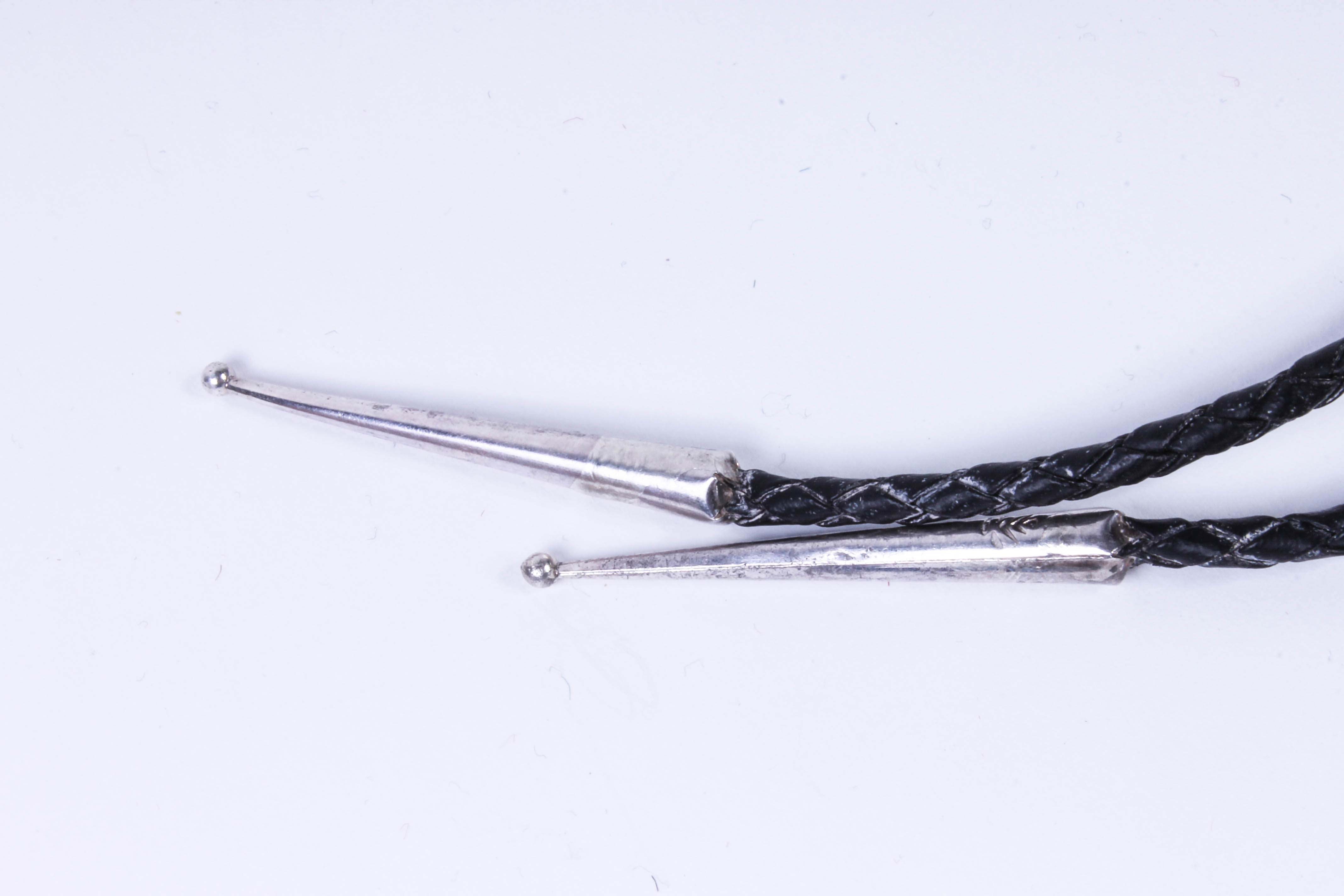 Silver and Turquoise Bolo Tie