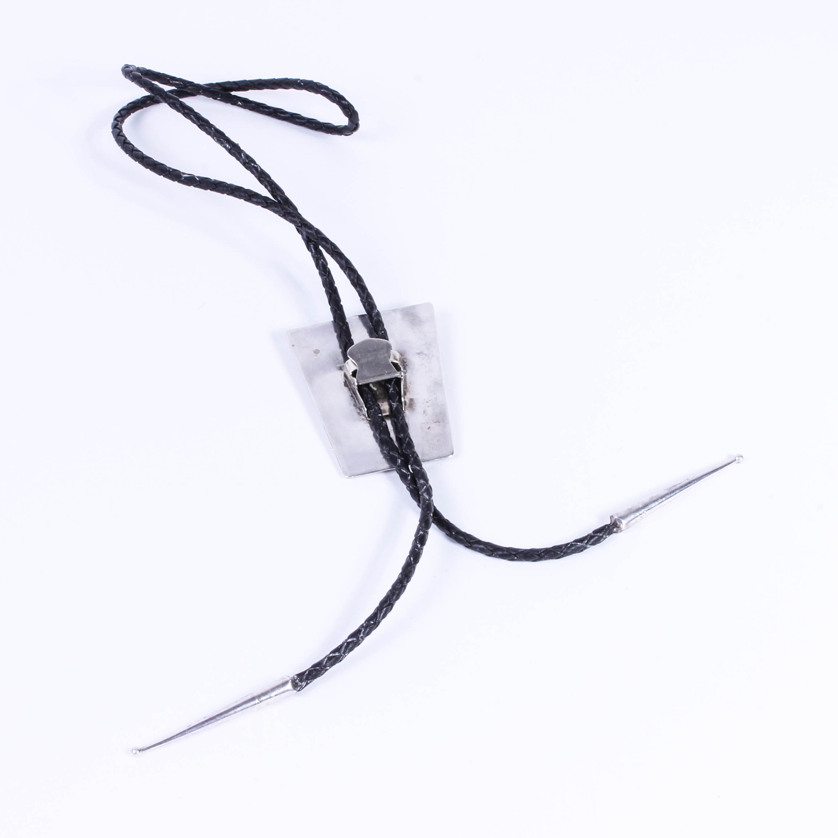 Silver and Turquoise Bolo Tie