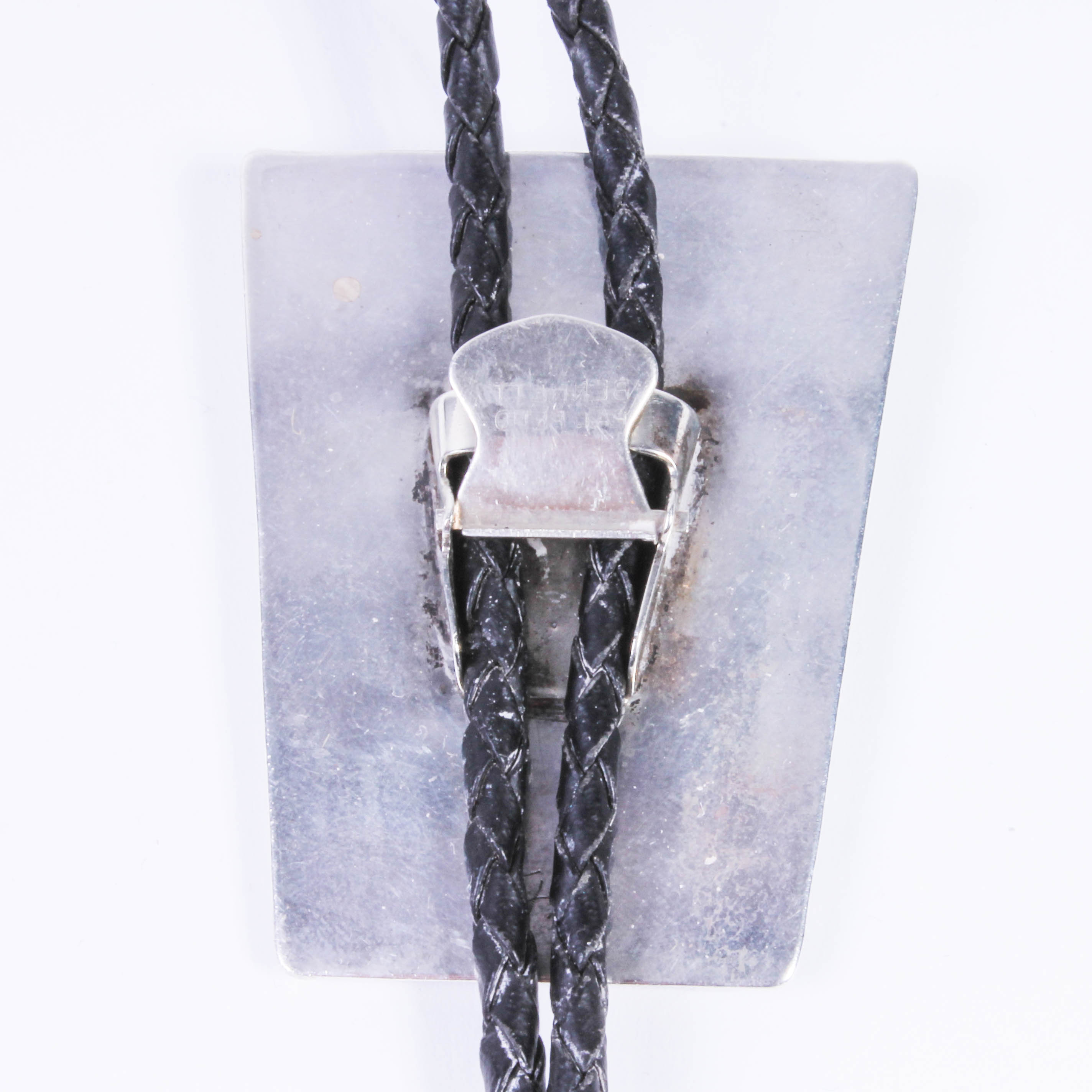 Silver and Turquoise Bolo Tie