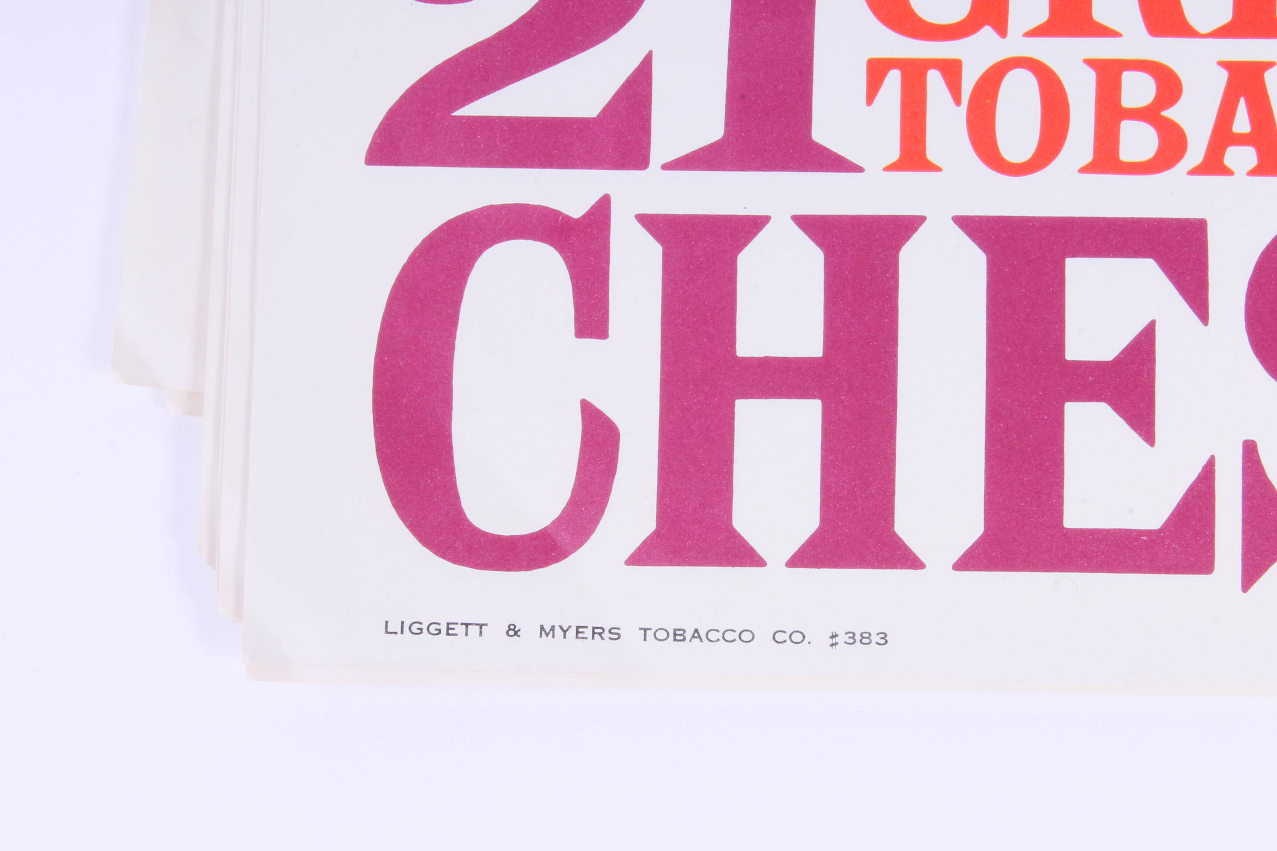 Vintage Tobacco and Beer Advertising Pieces