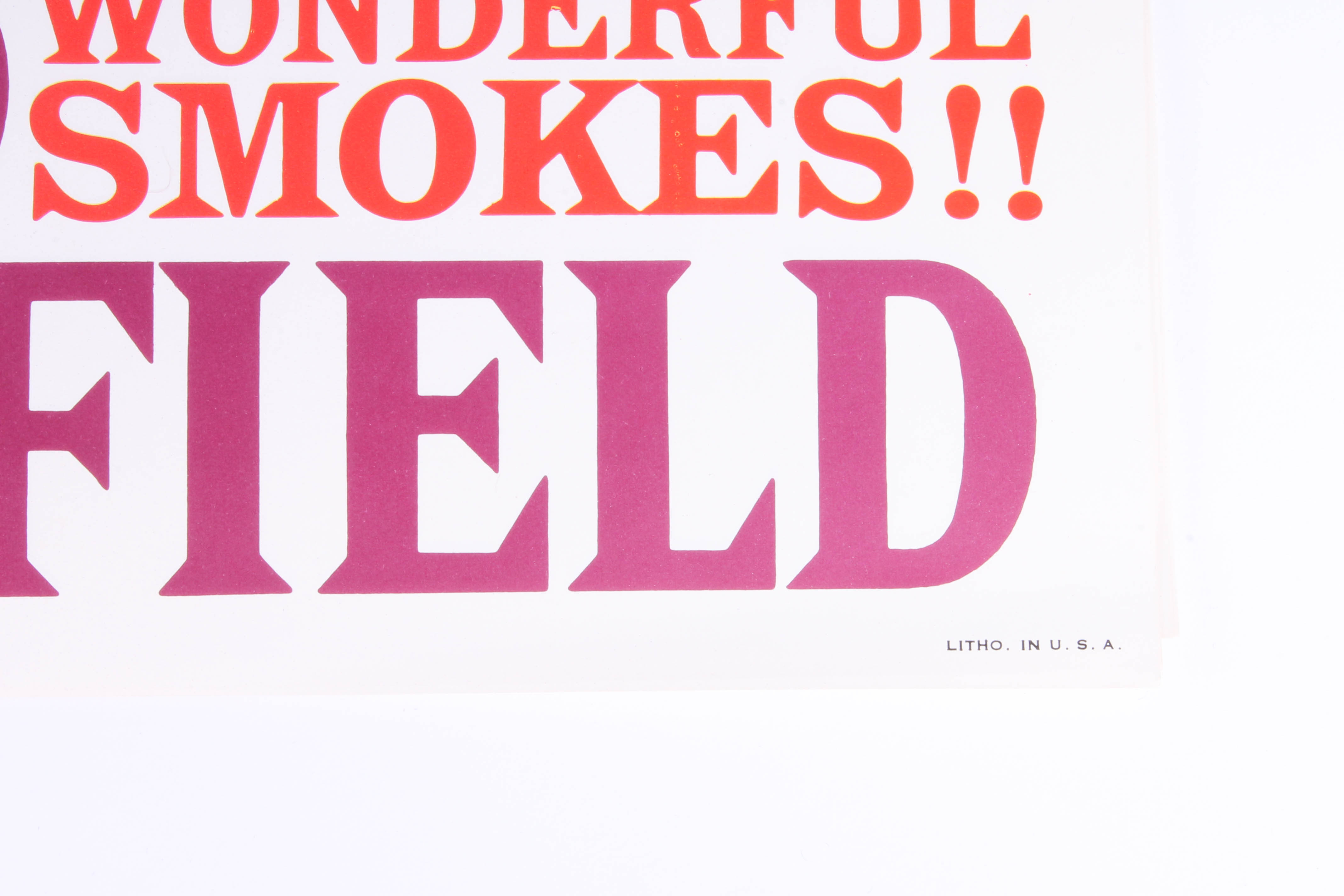 Vintage Tobacco and Beer Advertising Pieces