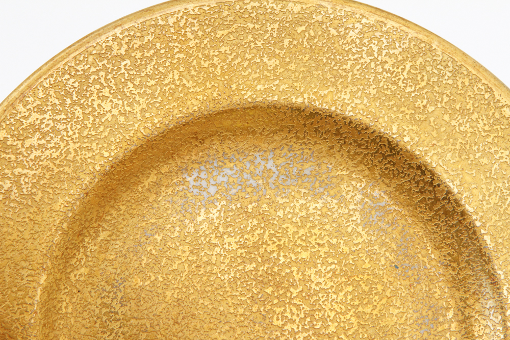 Royal Worcester Gilded Bread & Butter Plate Set Circa 1925