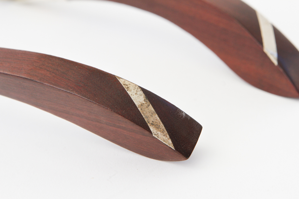 Sterling Ladles with Mahogany Handles