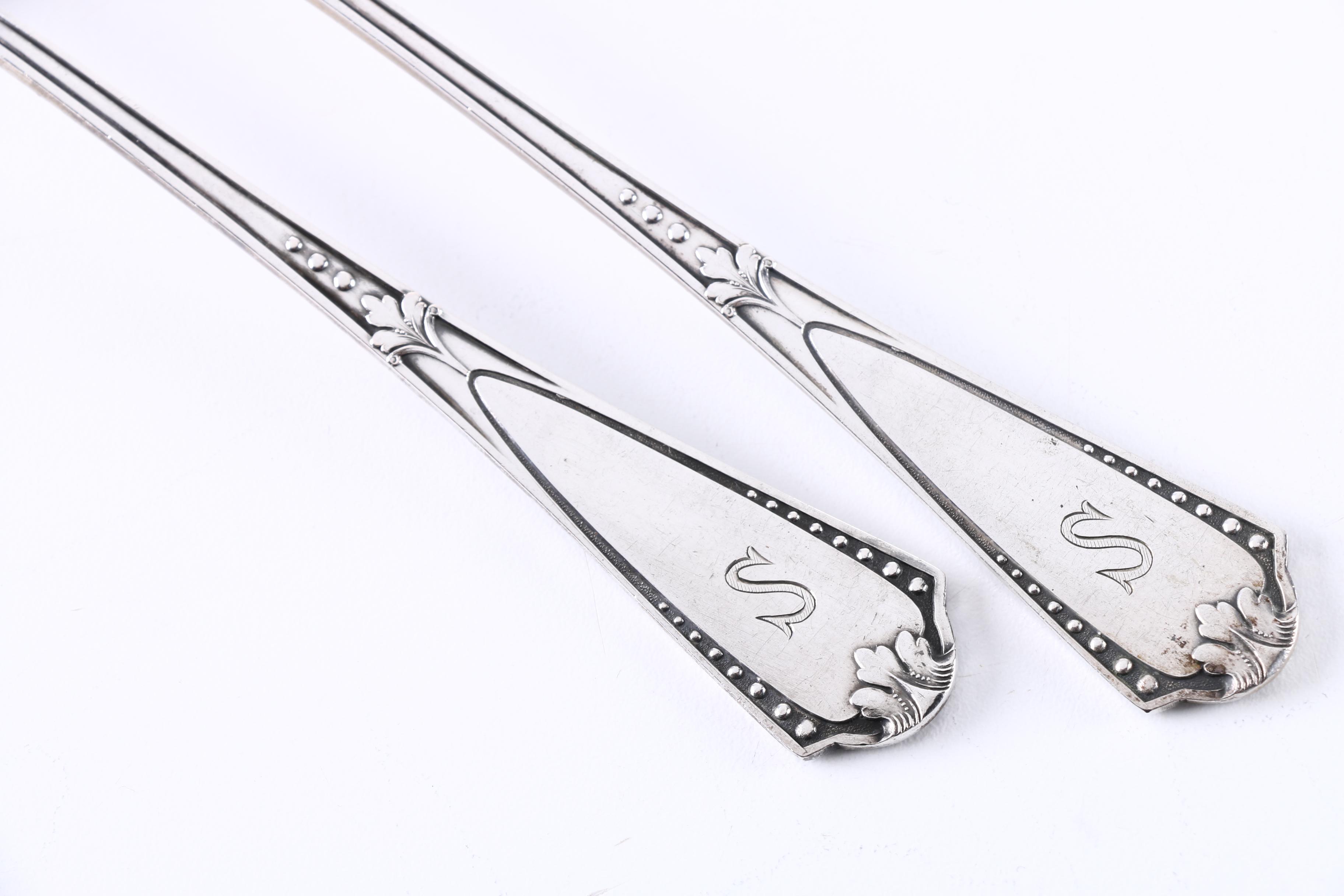 Gustav Haegermann 800 Silver Flatware