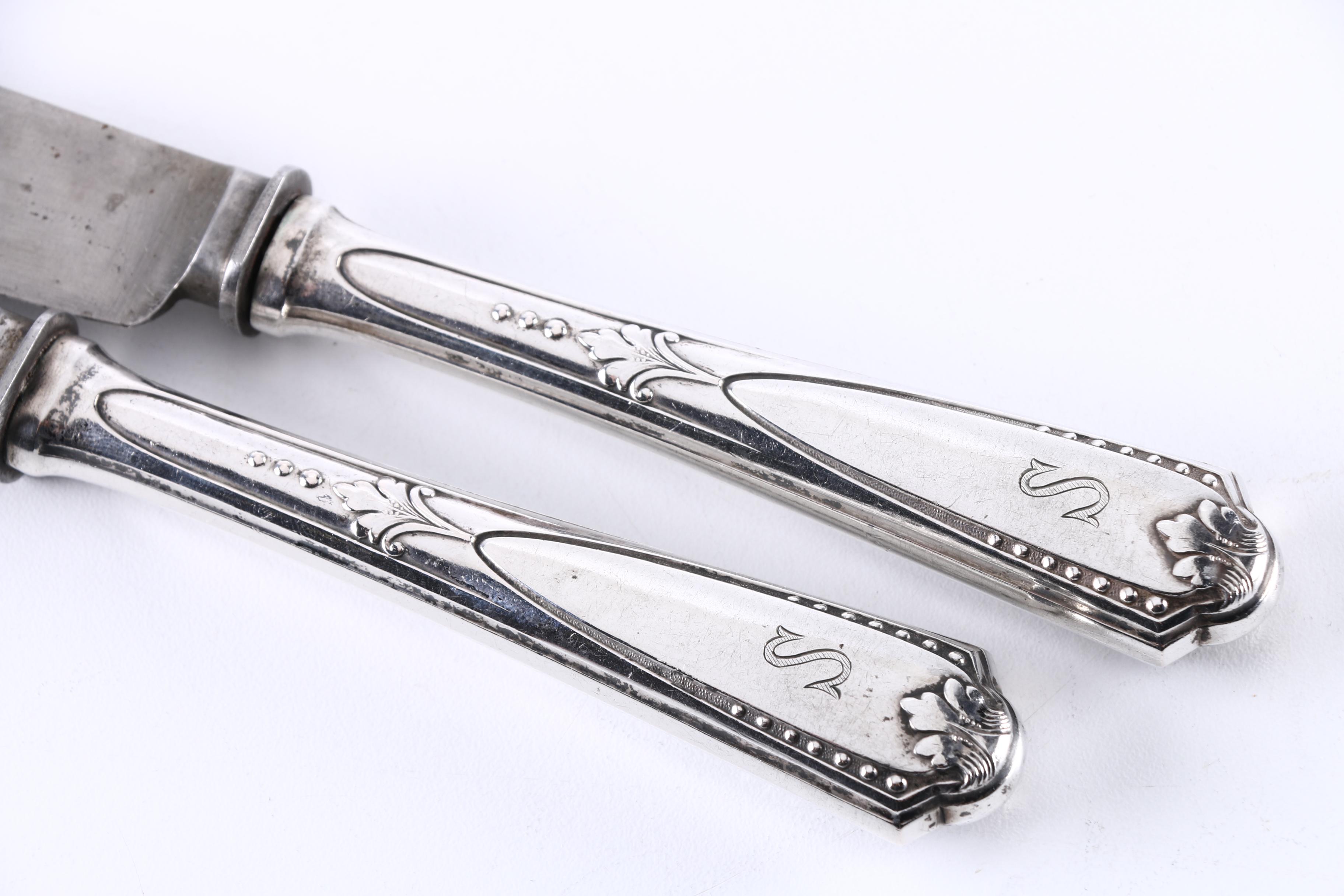 Gustav Haegermann 800 Silver Flatware