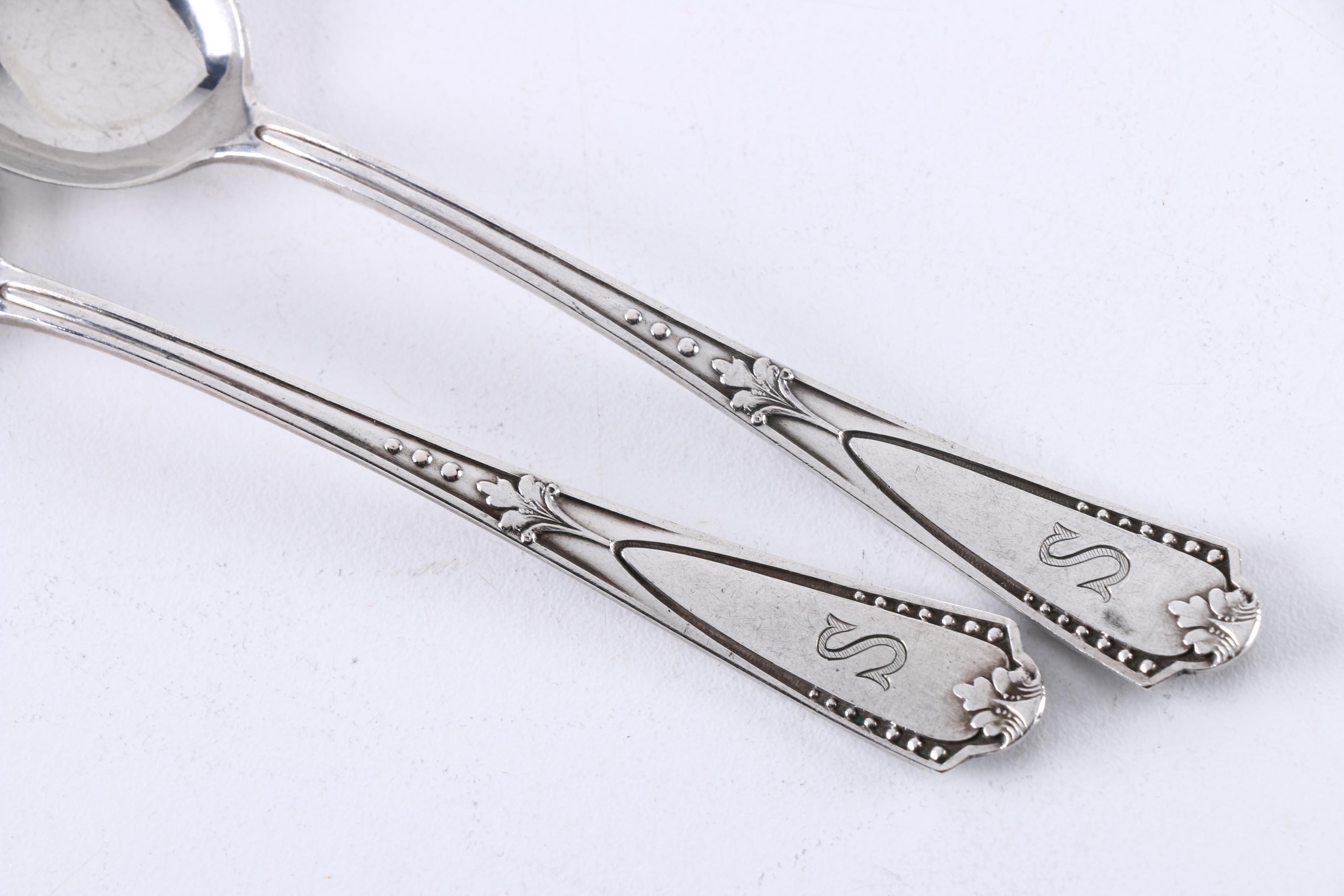 Gustav Haegermann 800 Silver Flatware