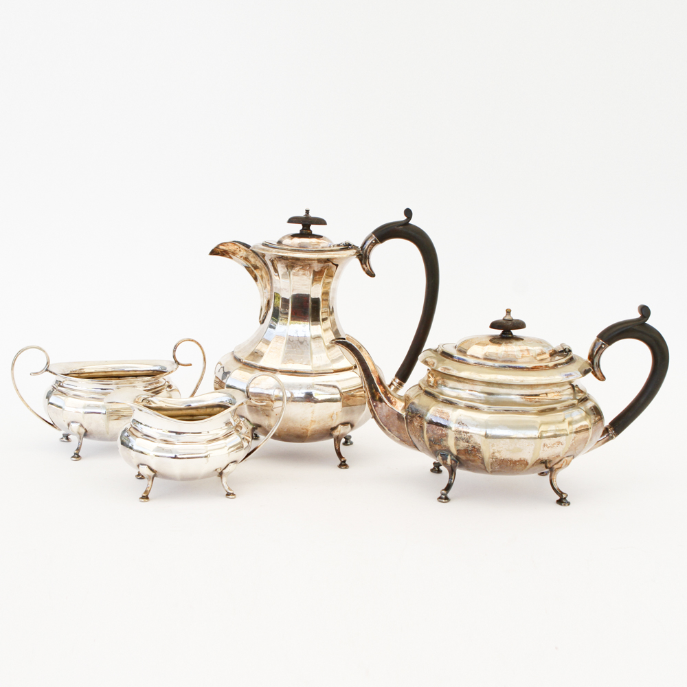 Phillip Ashberry & Sons Silver Plate Tea Service