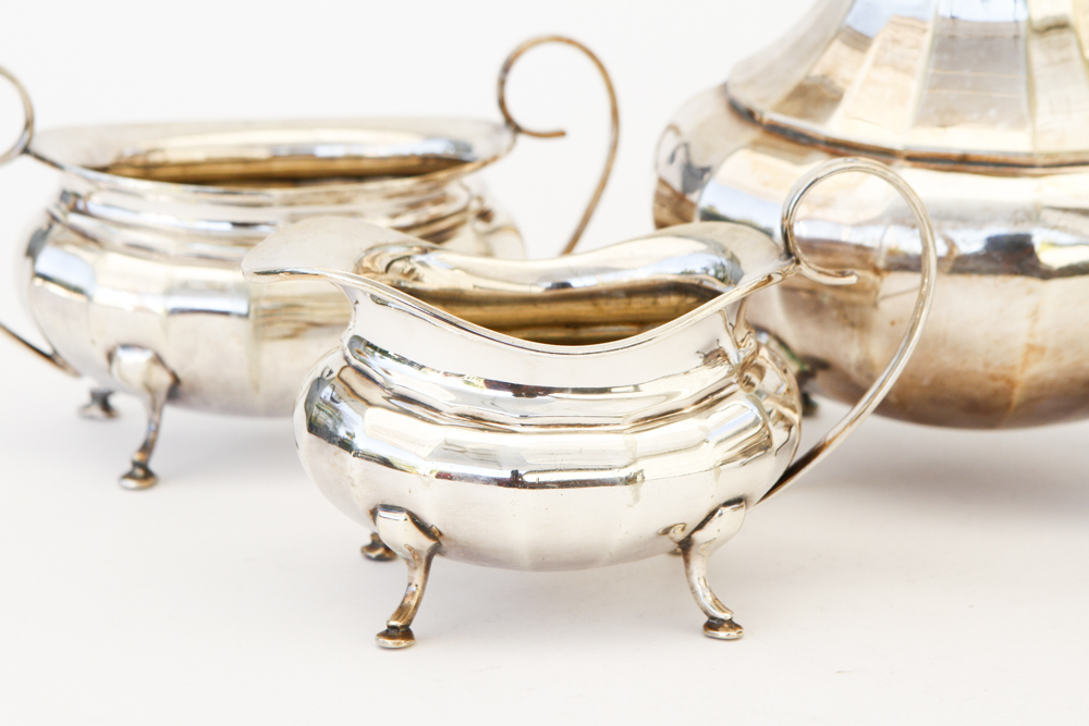 Phillip Ashberry & Sons Silver Plate Tea Service
