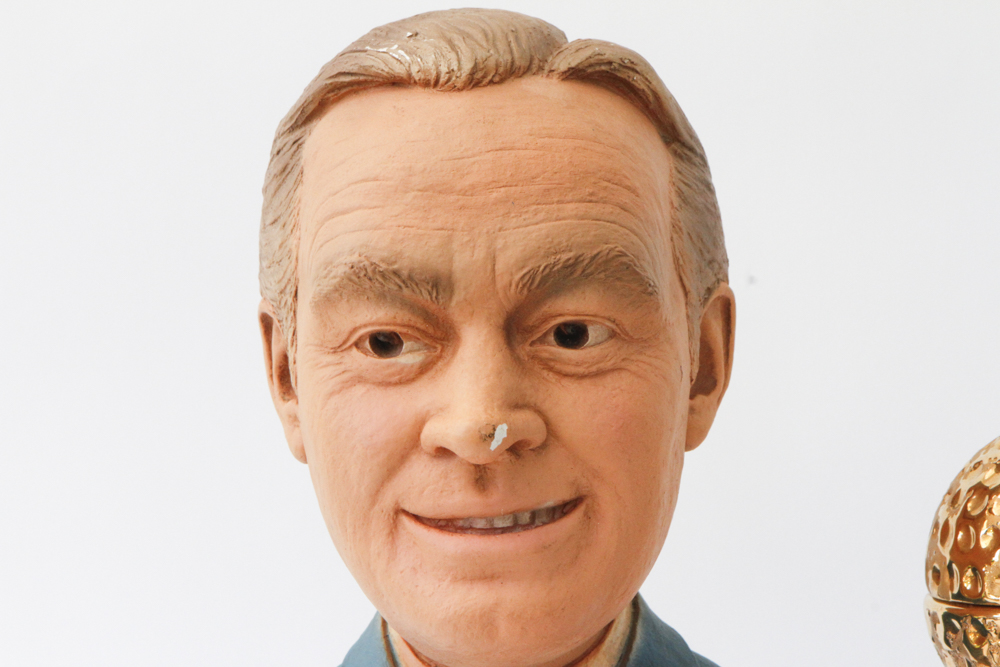 1987 Esco Bob Hope Statue and 1974 Bob Hope Desert Classic Decanter