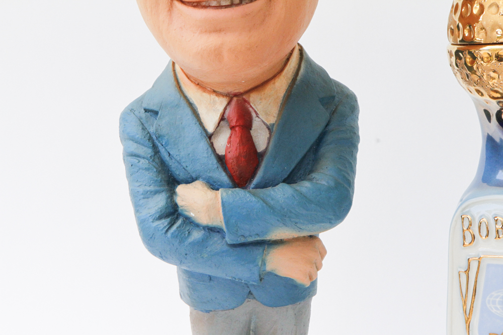1987 Esco Bob Hope Statue and 1974 Bob Hope Desert Classic Decanter