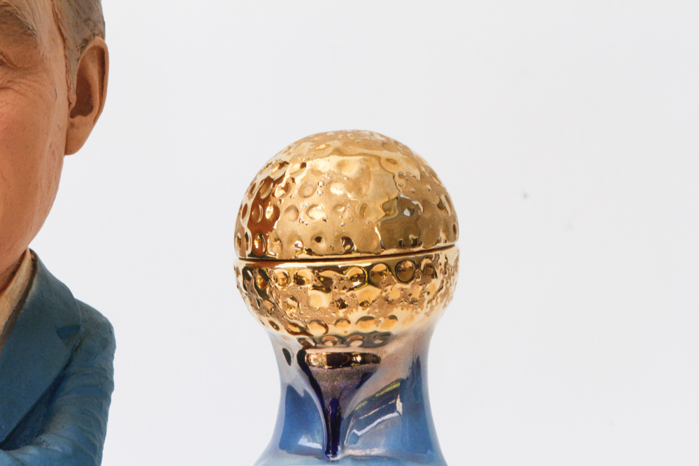 1987 Esco Bob Hope Statue and 1974 Bob Hope Desert Classic Decanter