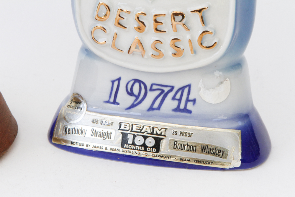 1987 Esco Bob Hope Statue and 1974 Bob Hope Desert Classic Decanter