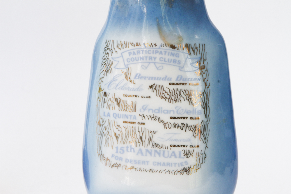 1987 Esco Bob Hope Statue and 1974 Bob Hope Desert Classic Decanter