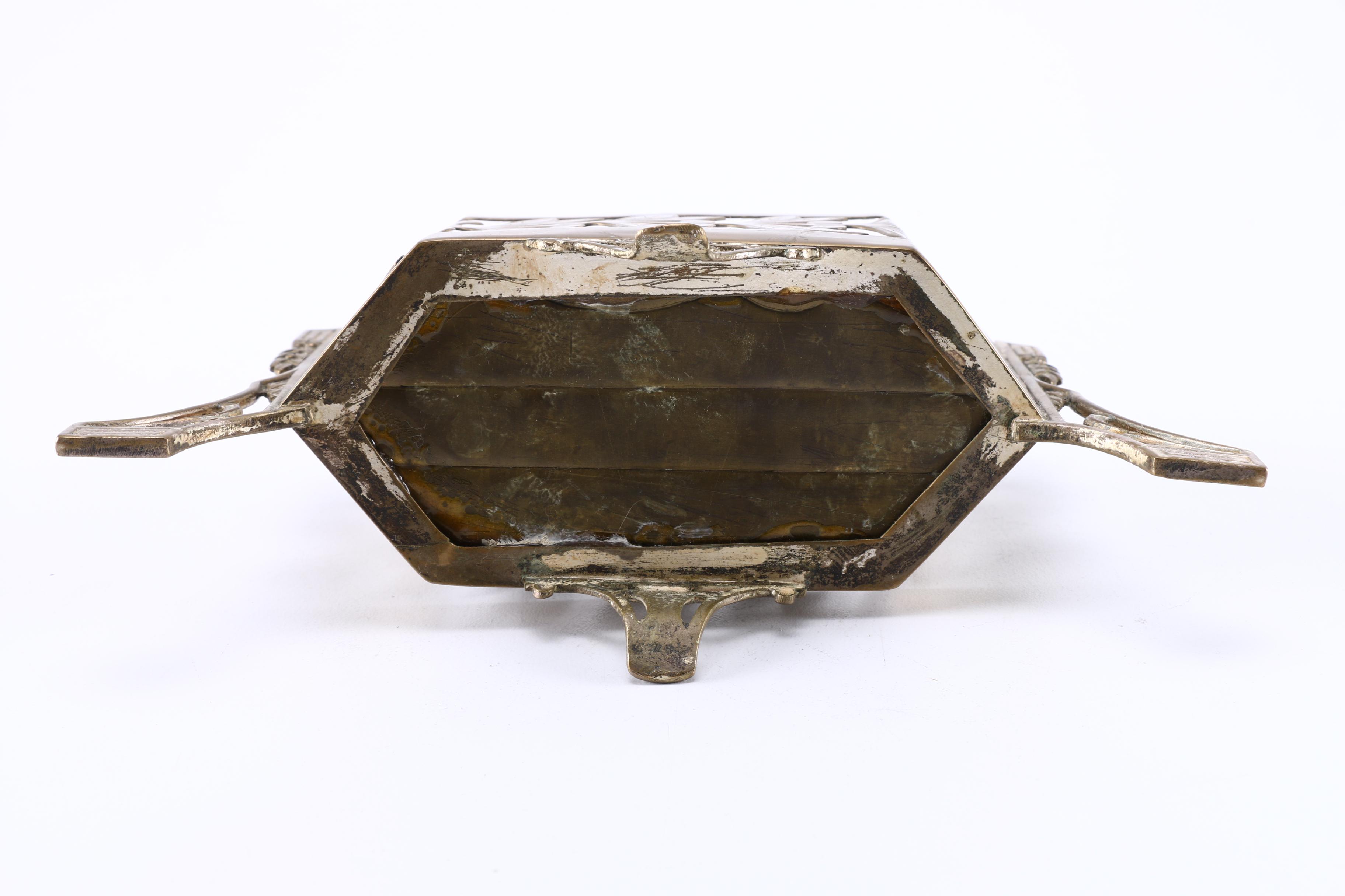 Brass Tableware Featuring Mid-Century Holland Pitcher With Delft Handle