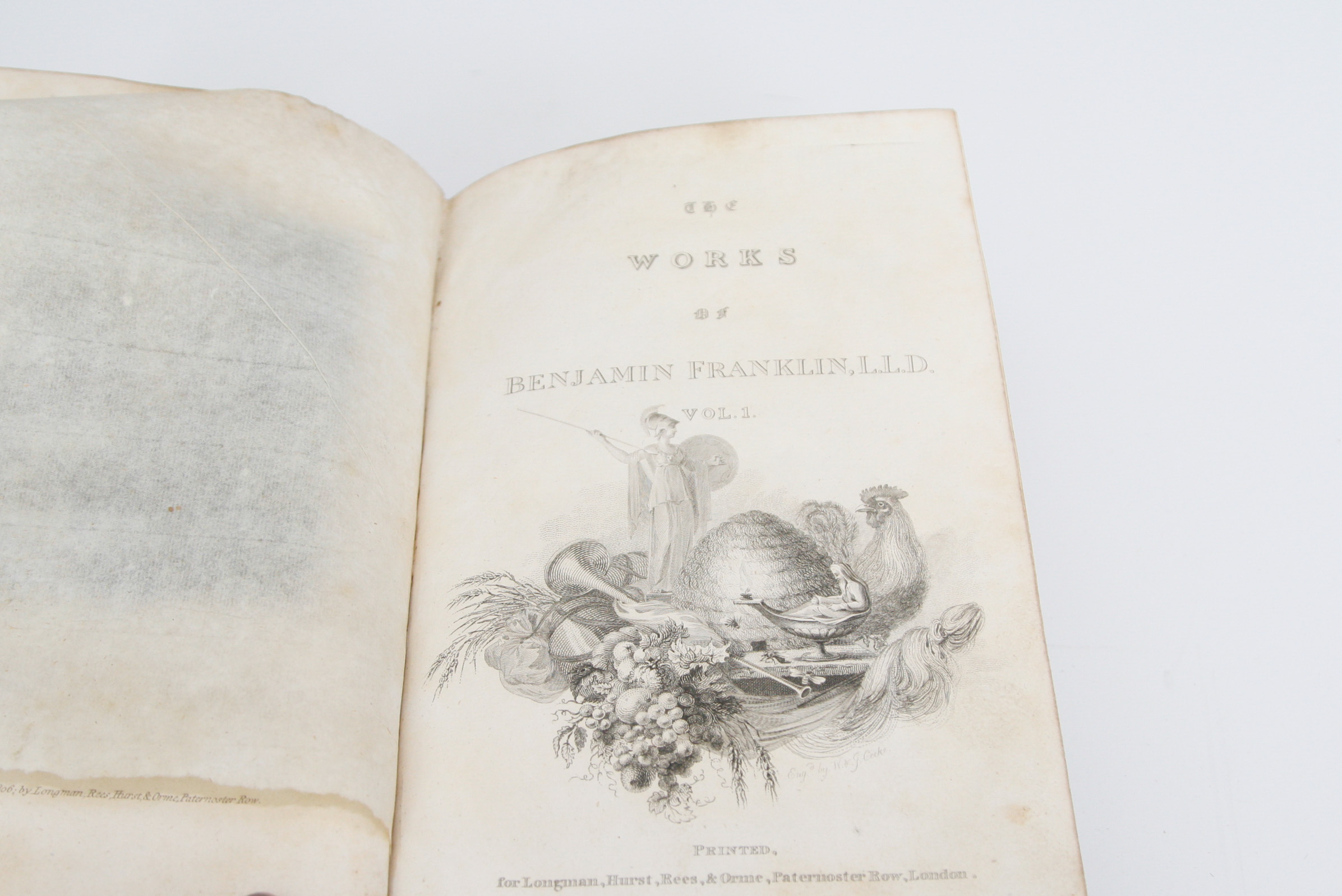 1806 "The Works of Dr. Benjamin Franklin", Volume I