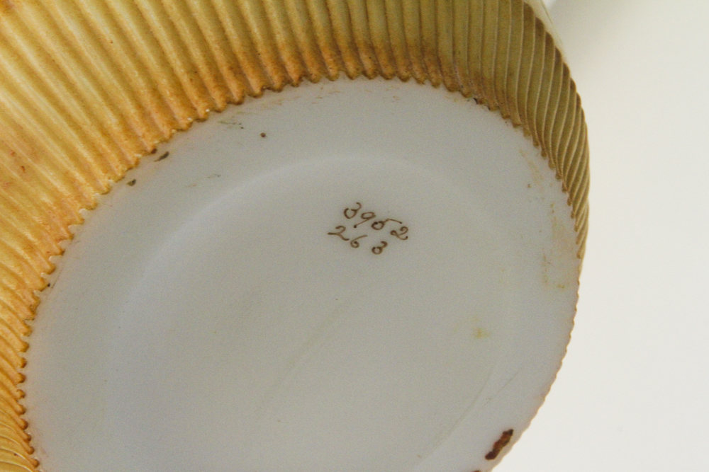 Hand Painted Lidded Glass Bowl