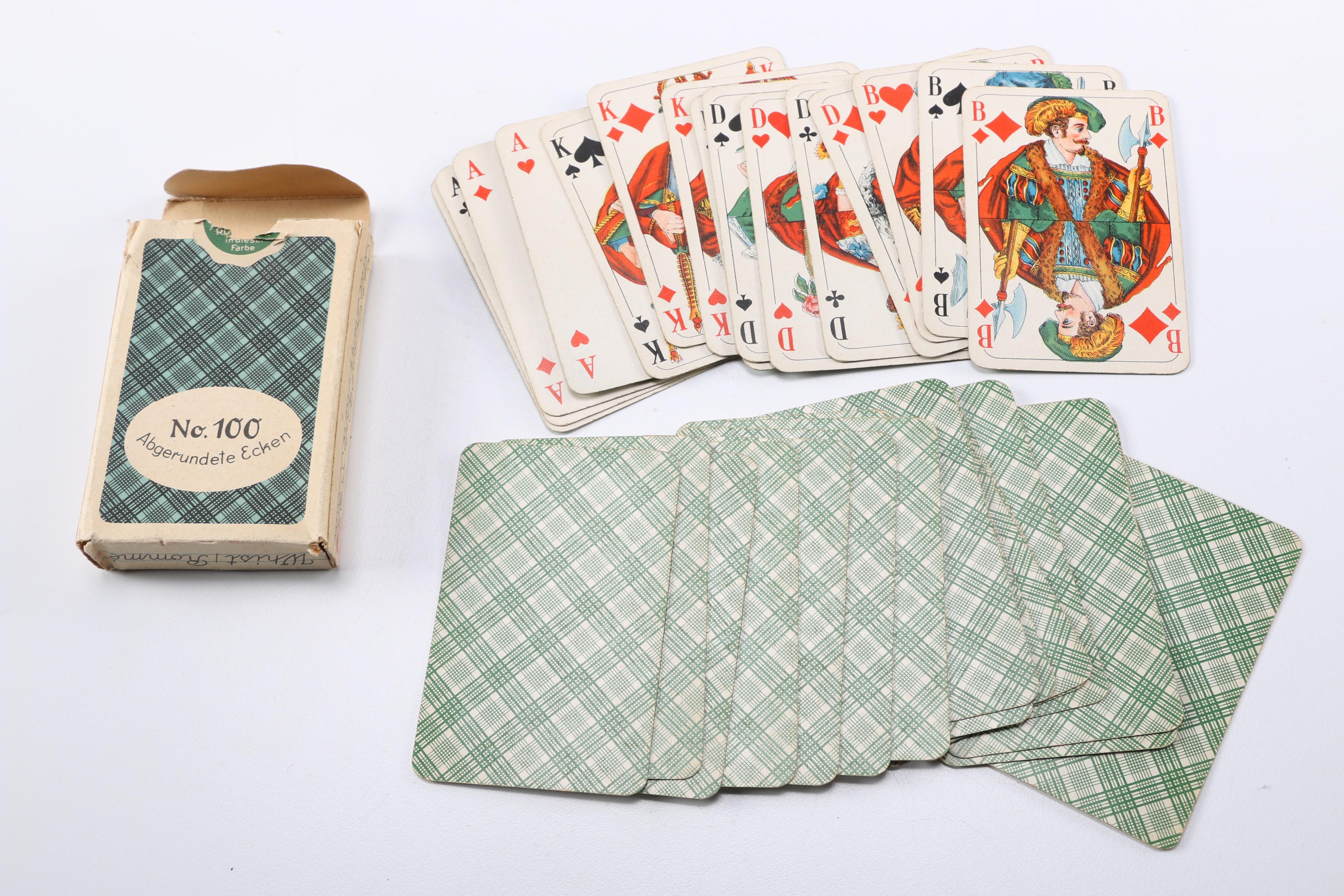 Vintage German Skat Playing Cards