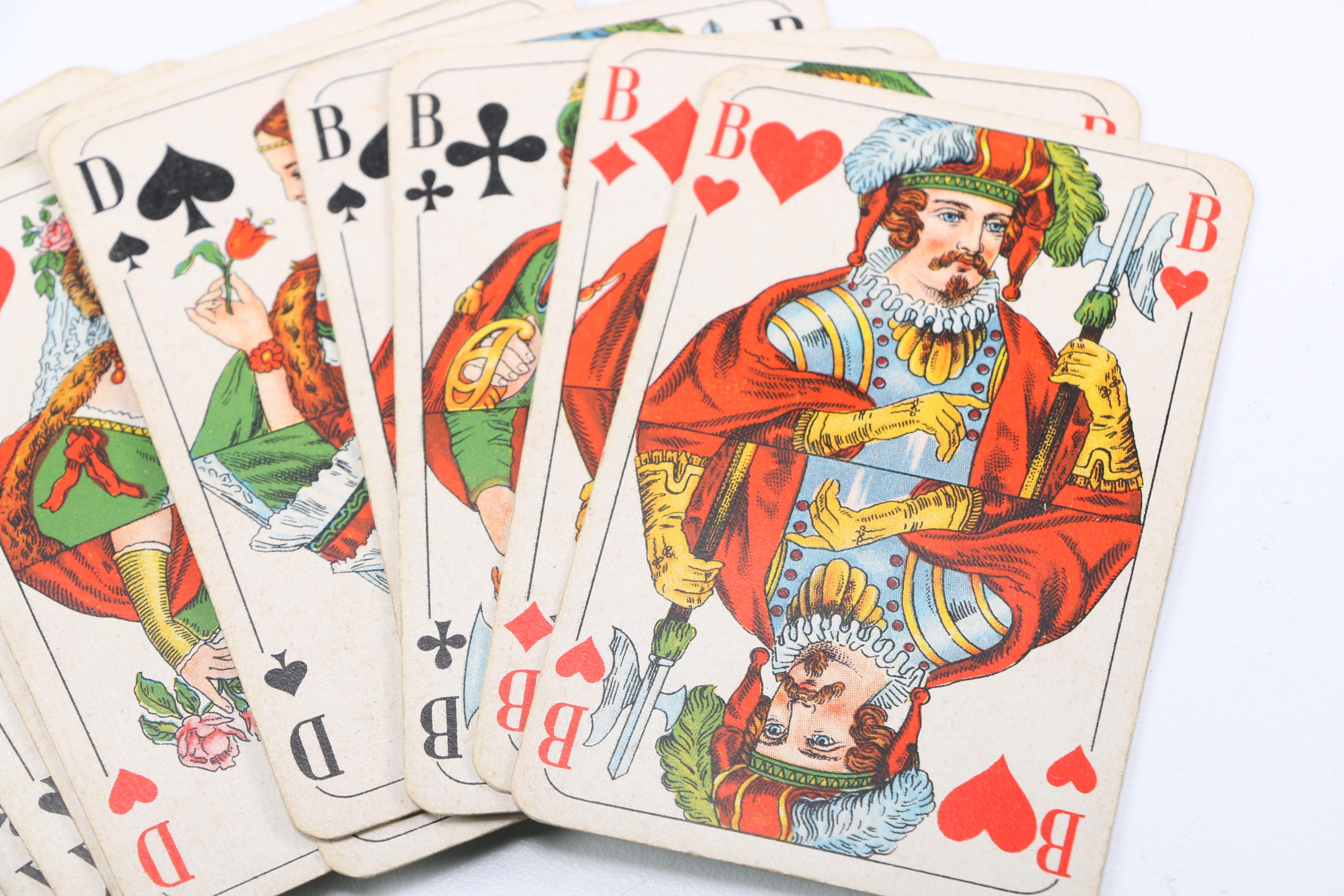 Vintage German Skat Playing Cards
