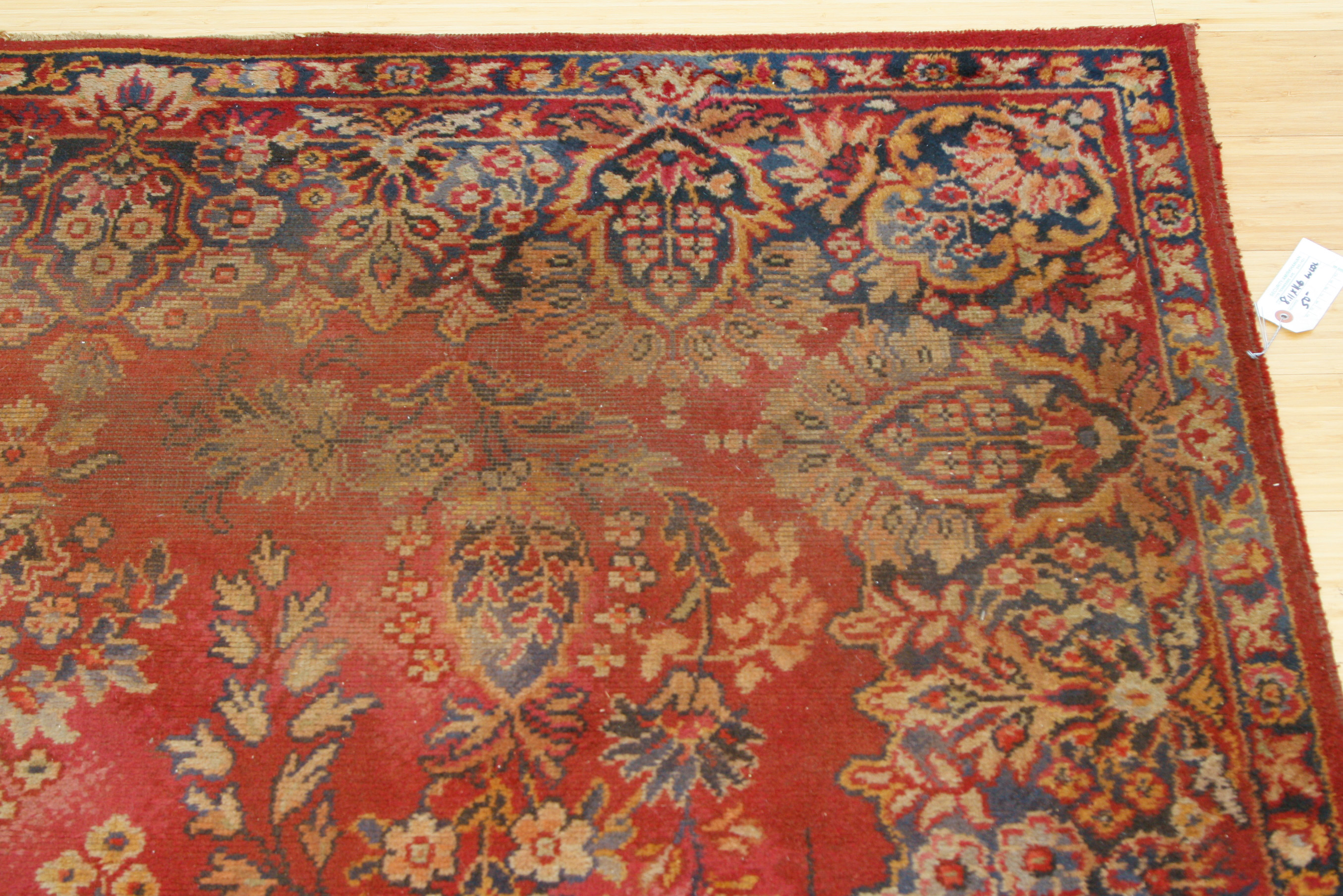 Large Power Loomed Semi-Antique Lilihan-Style Wool Area Rug