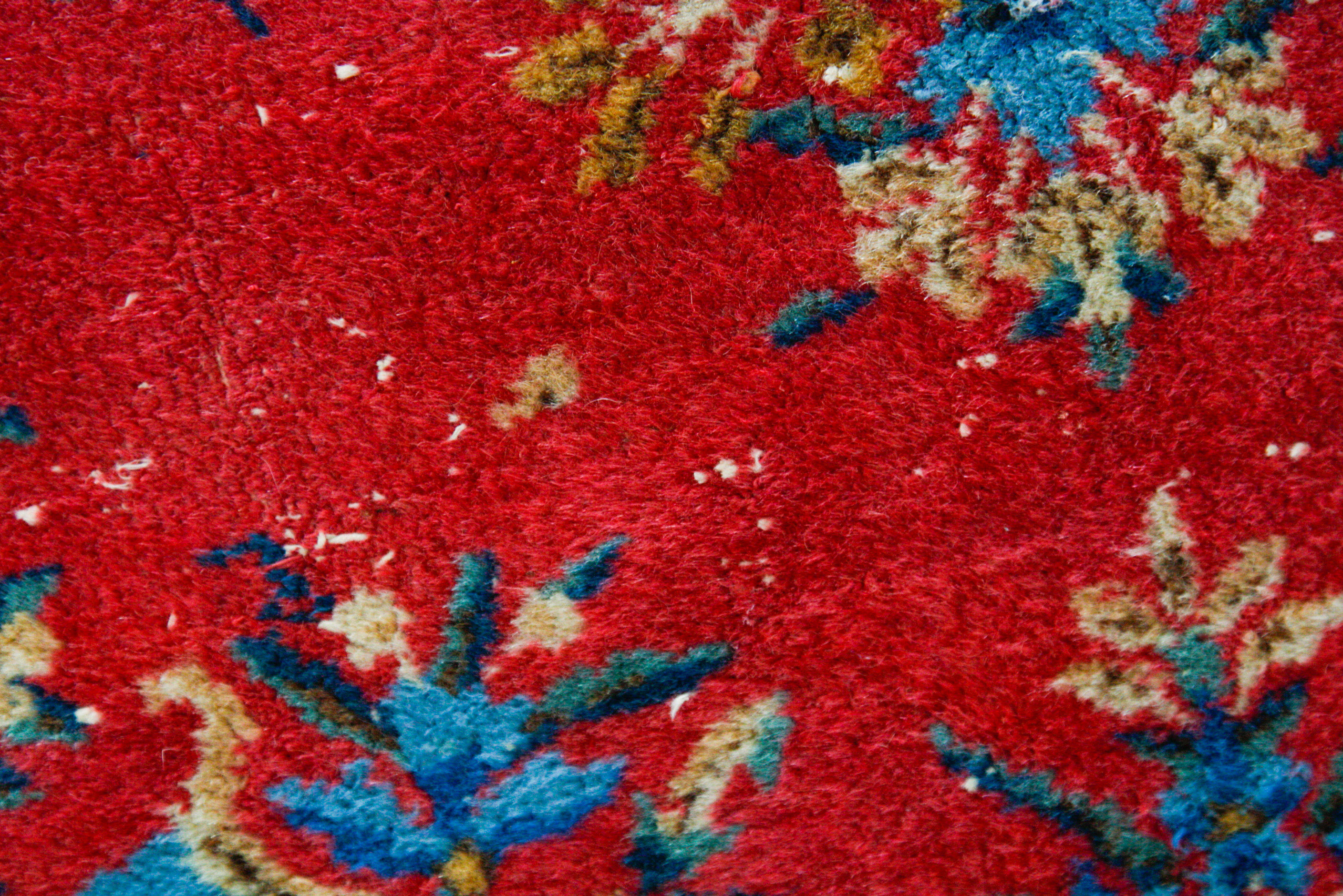 Hand-Knotted Kerman-Style Wool Area Rug