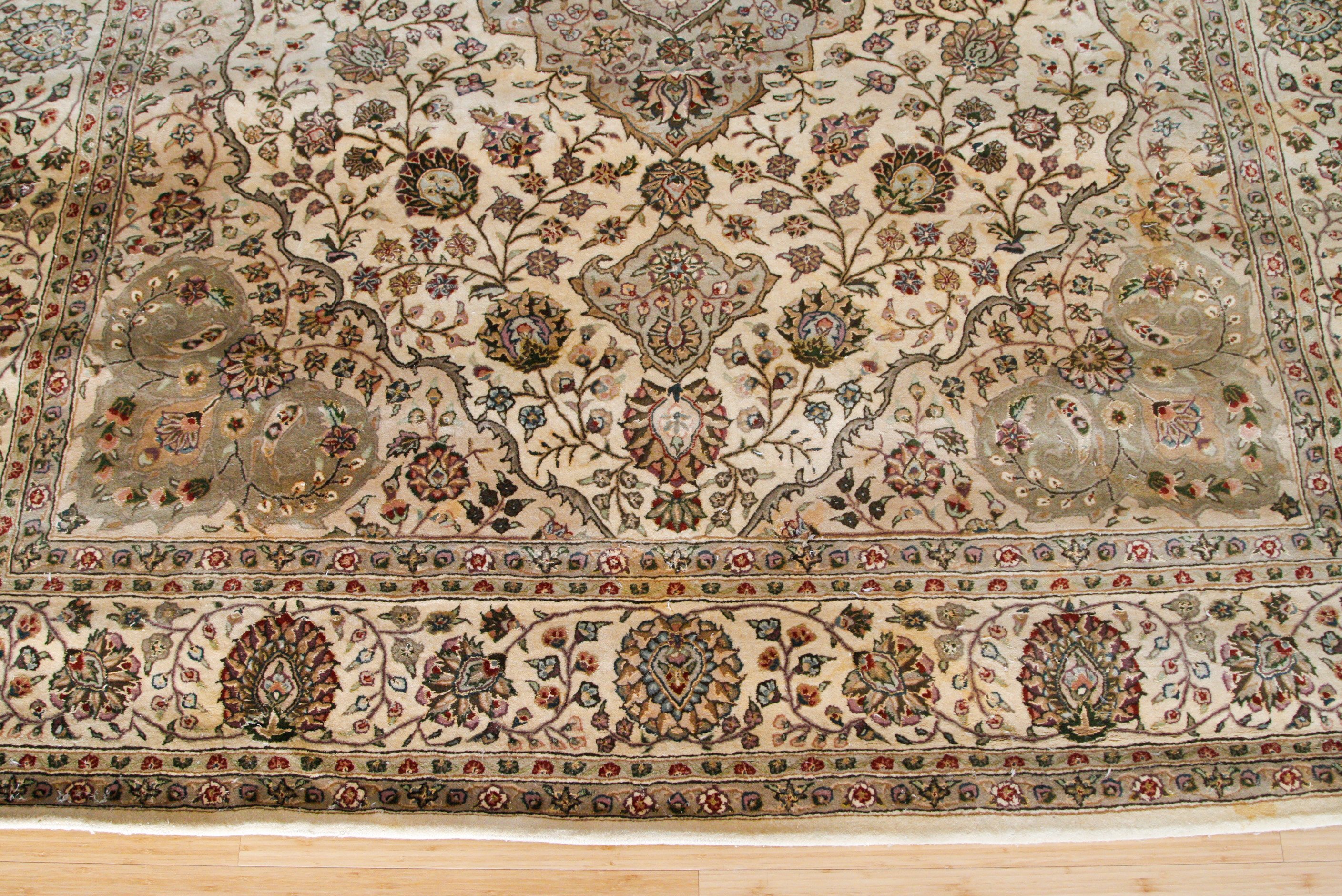 Large Tufted Persian-Style Area Rug