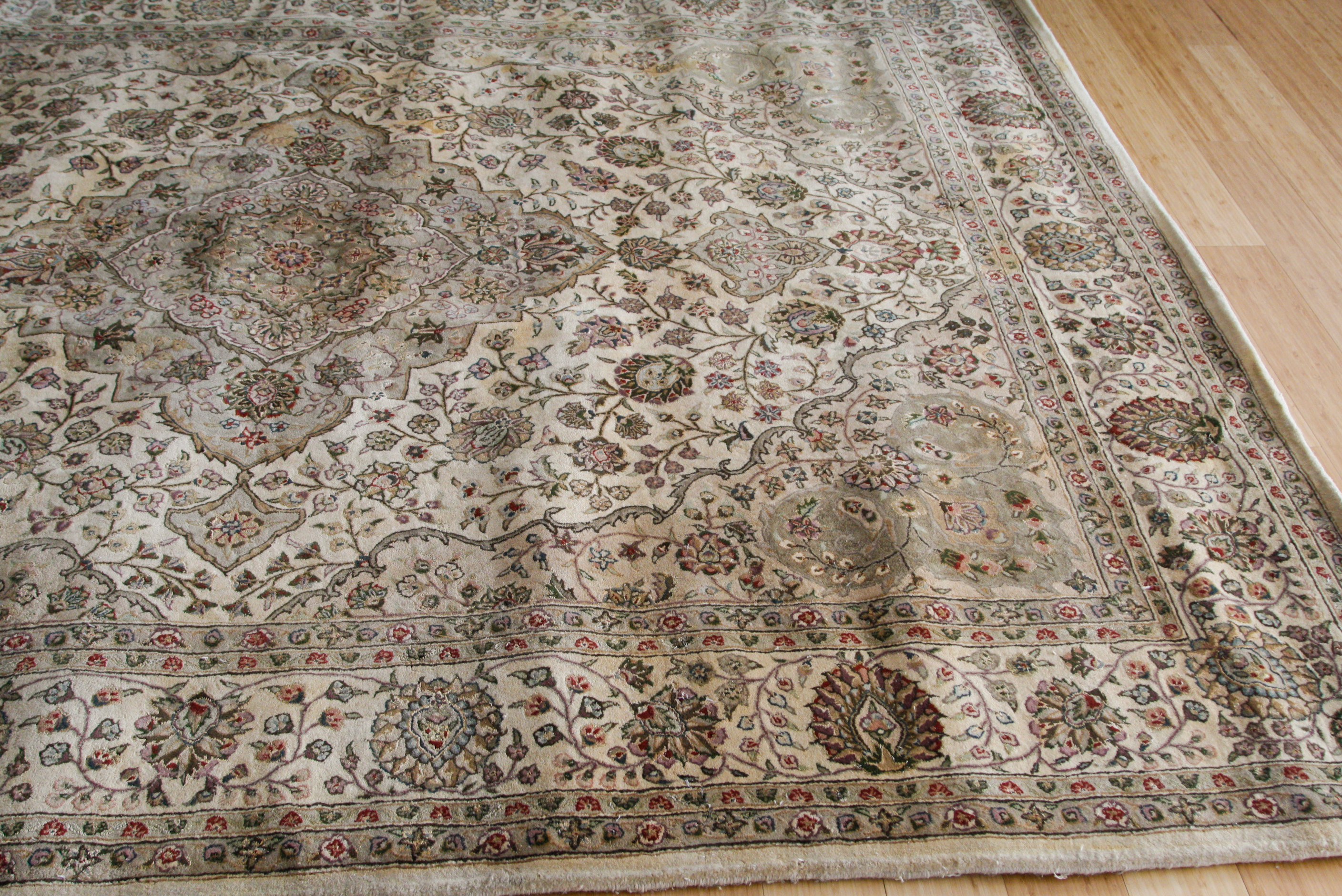 Large Tufted Persian-Style Area Rug