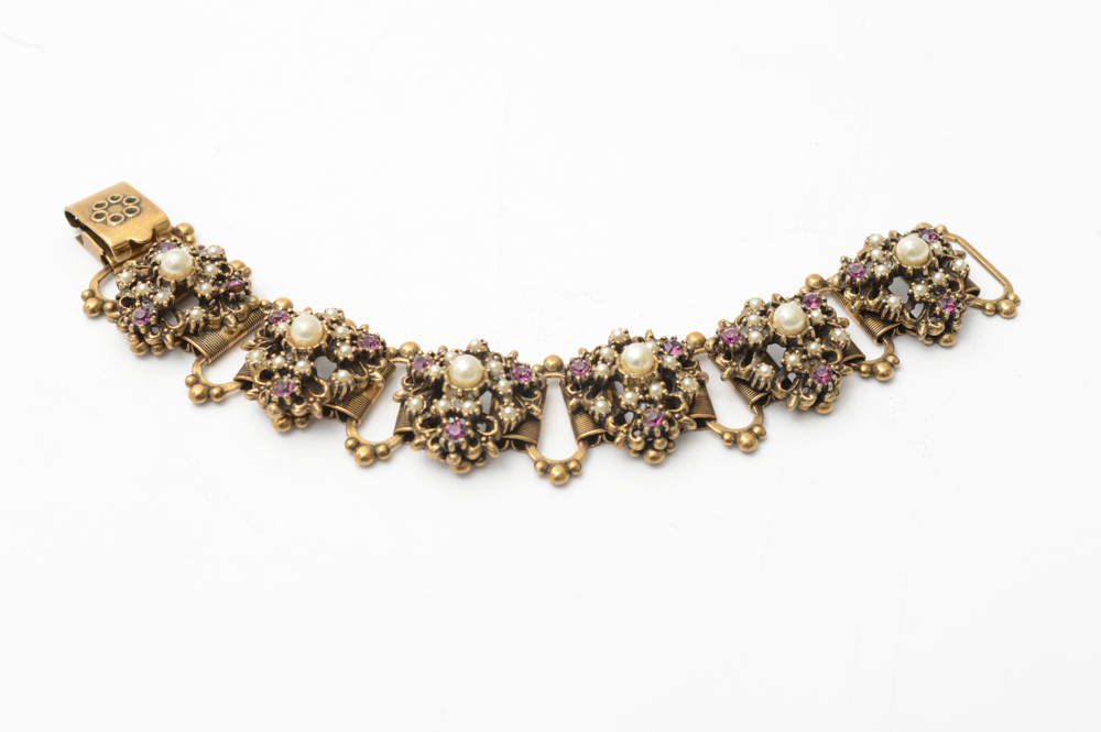 Vintage Gold Tone Costume Jewelry