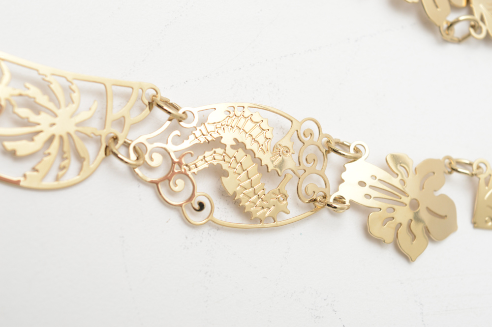 Vintage Gold Tone Costume Jewelry