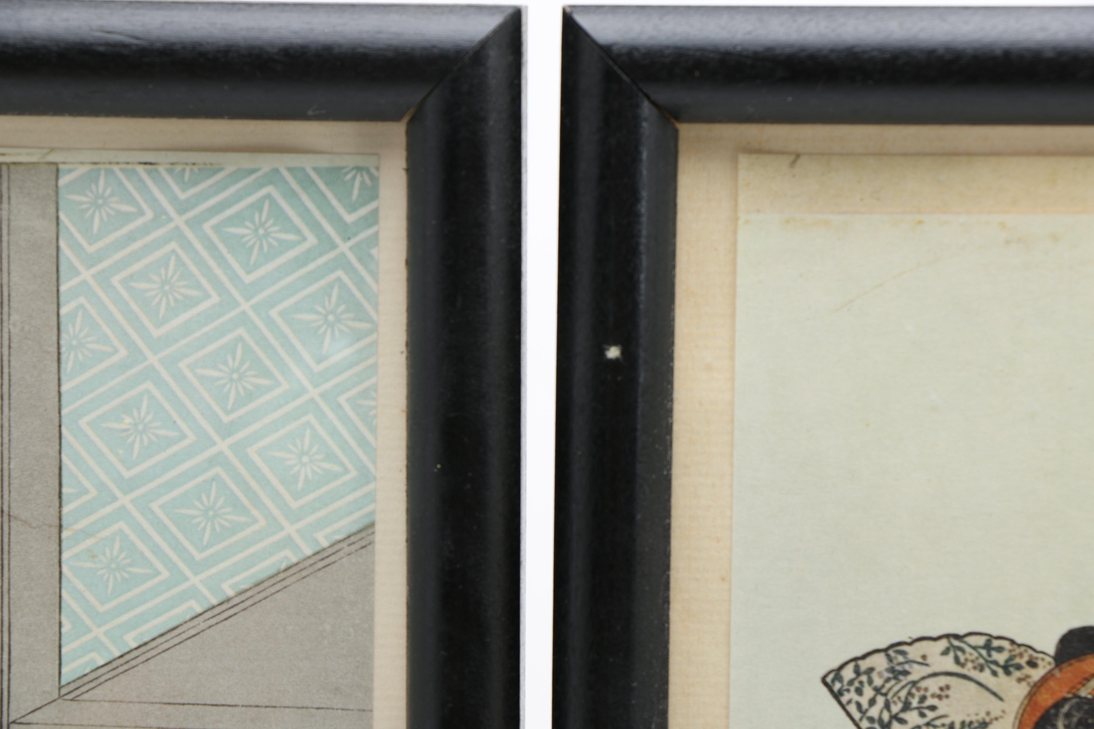 Suzuki Harunobu Offset Lithographs "Eight Parlor Views"