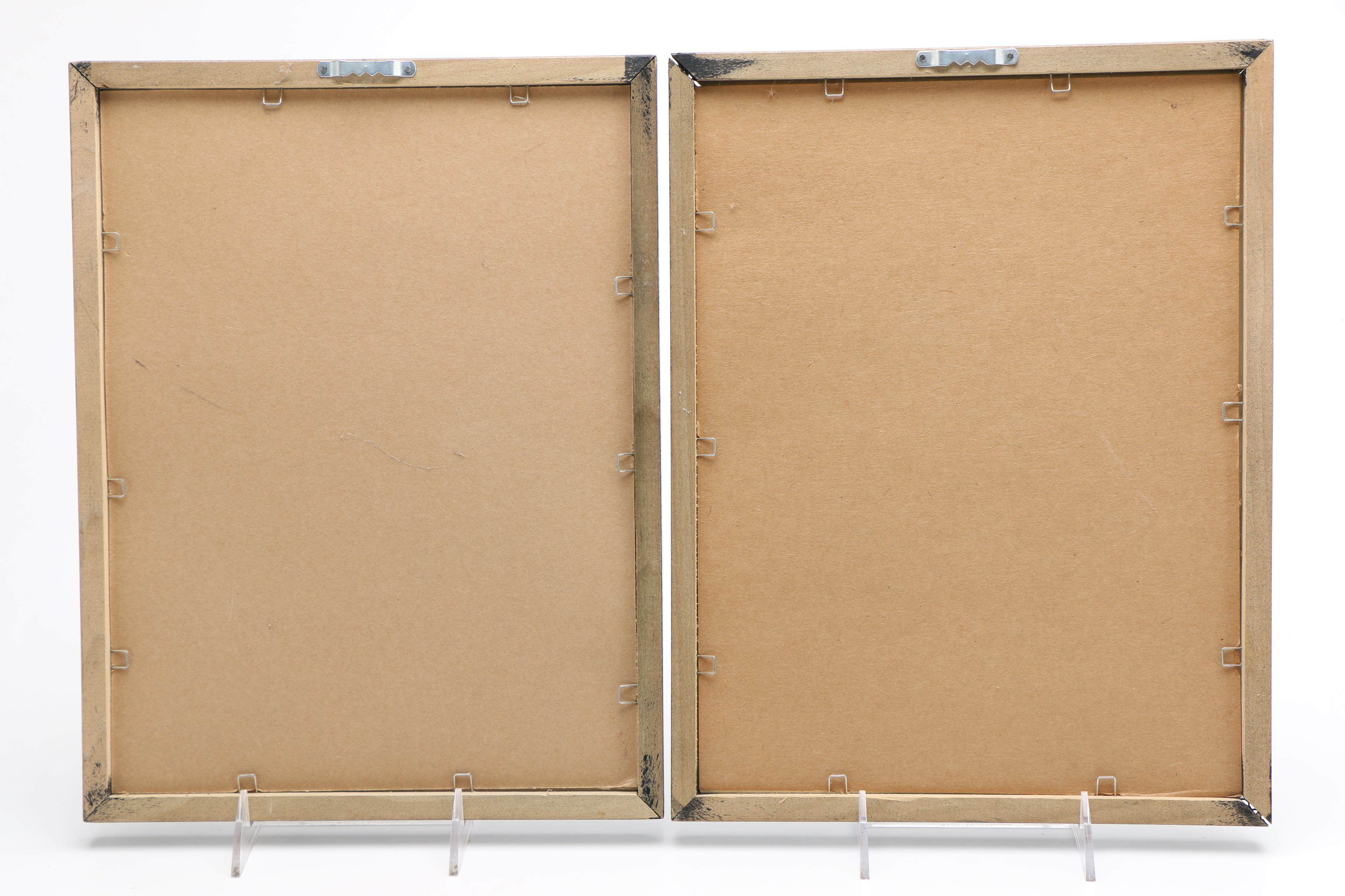 Suzuki Harunobu Offset Lithographs "Eight Parlor Views"