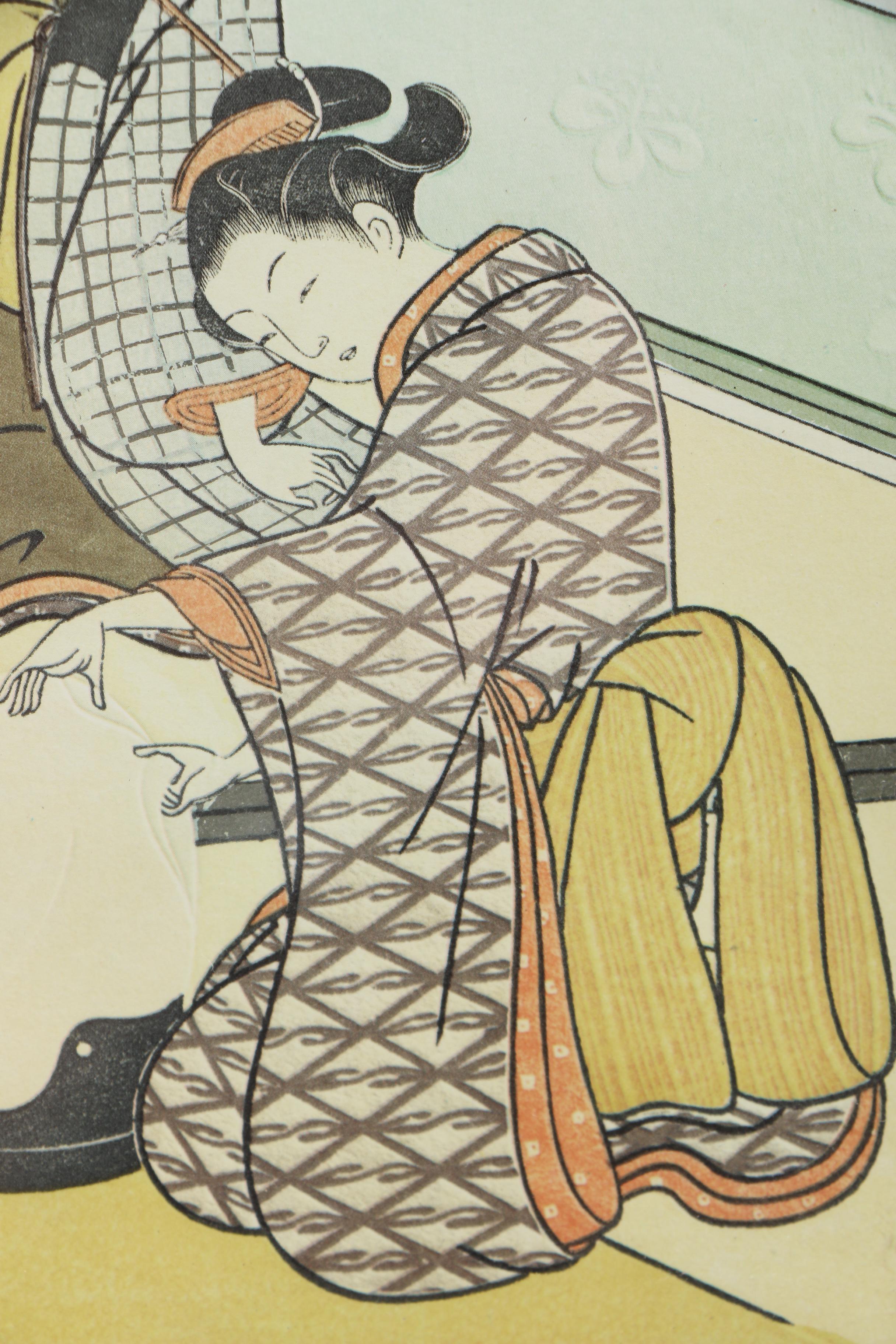 Suzuki Harunobu Offset Lithographs "Eight Parlor Views"