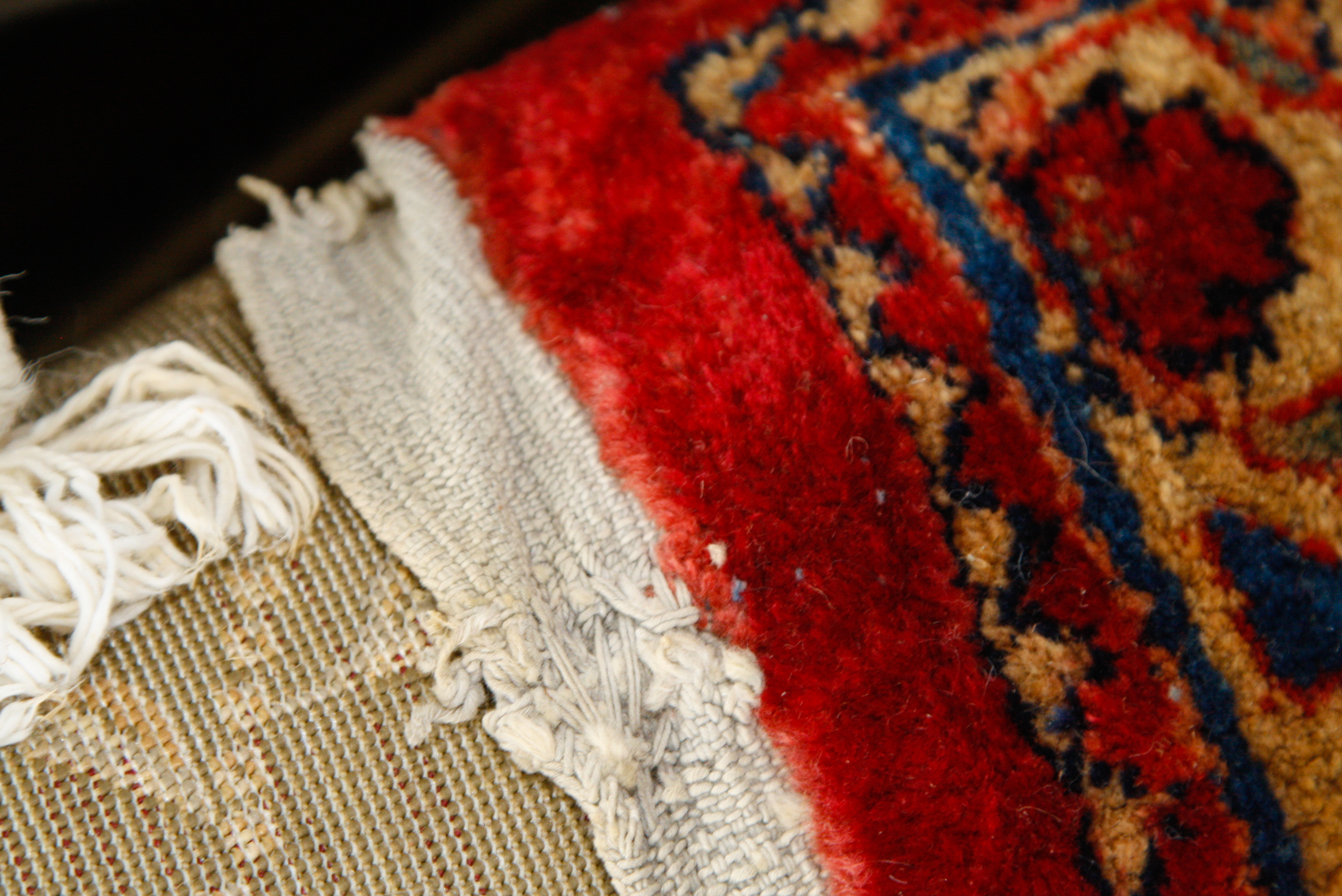 Palace-Size Hand-Knotted Sarouk Wool Carpet