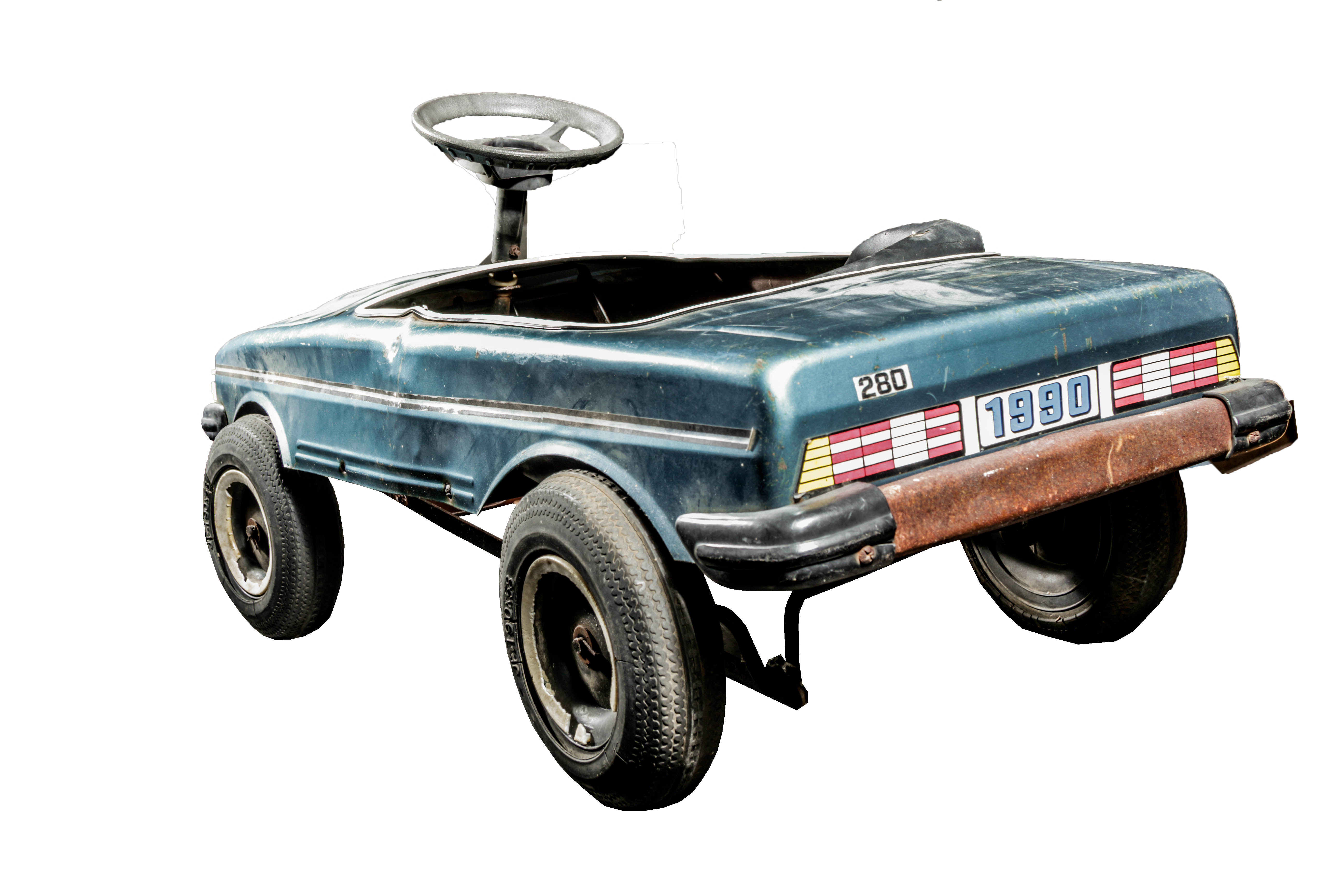 Vintage Pedal Car And Tricycle