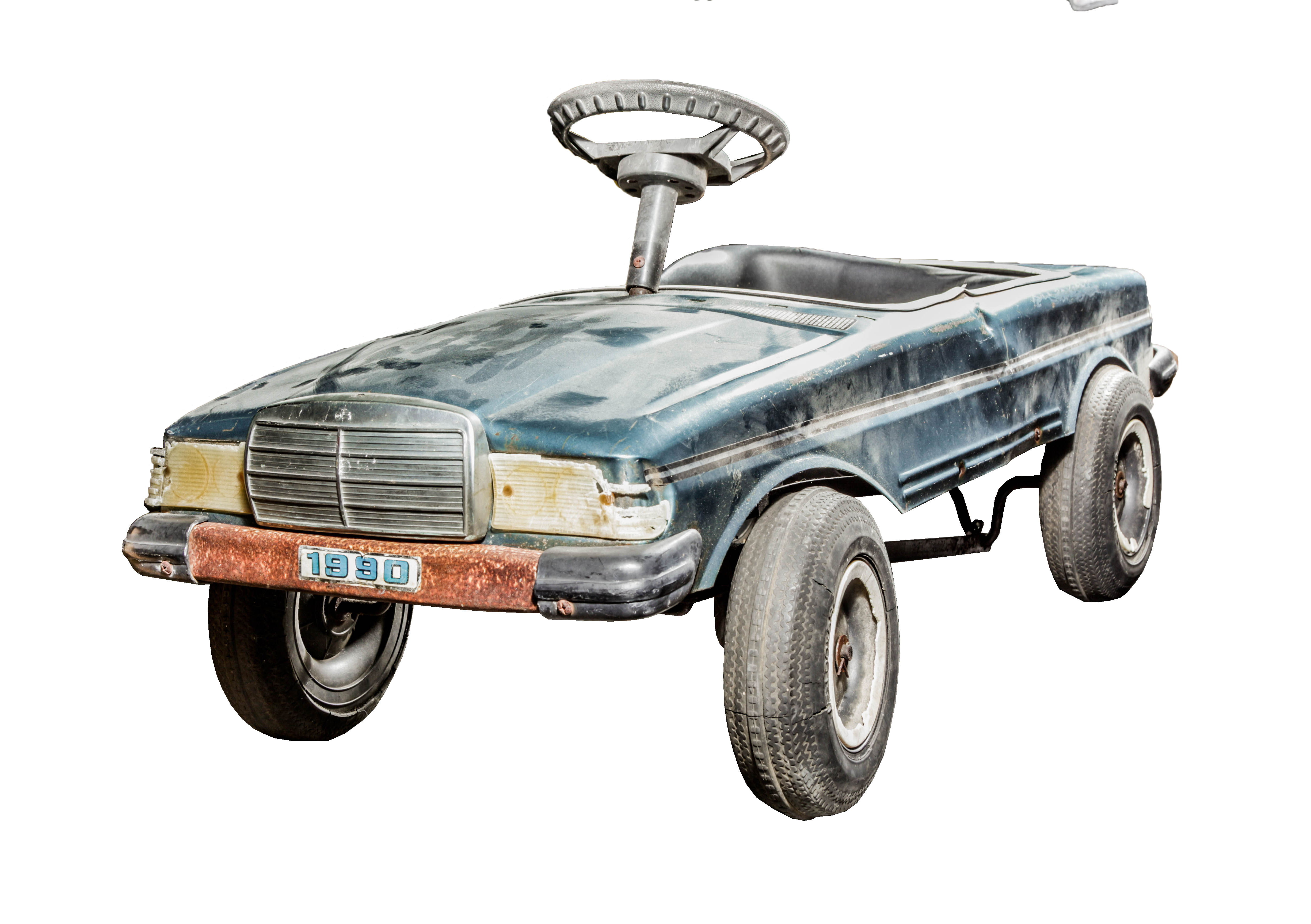 Vintage Pedal Car And Tricycle