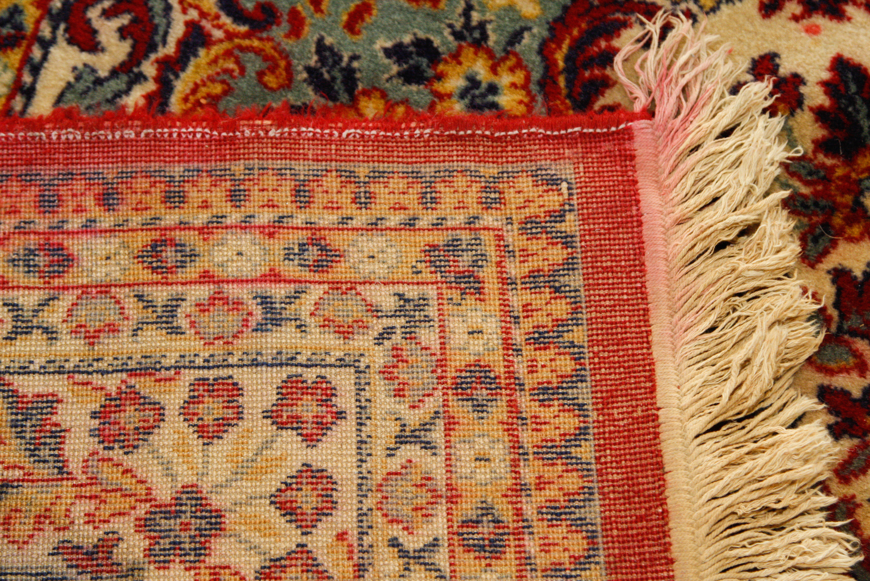 Large Machine Woven Persian-Style Floral Medallion Rug