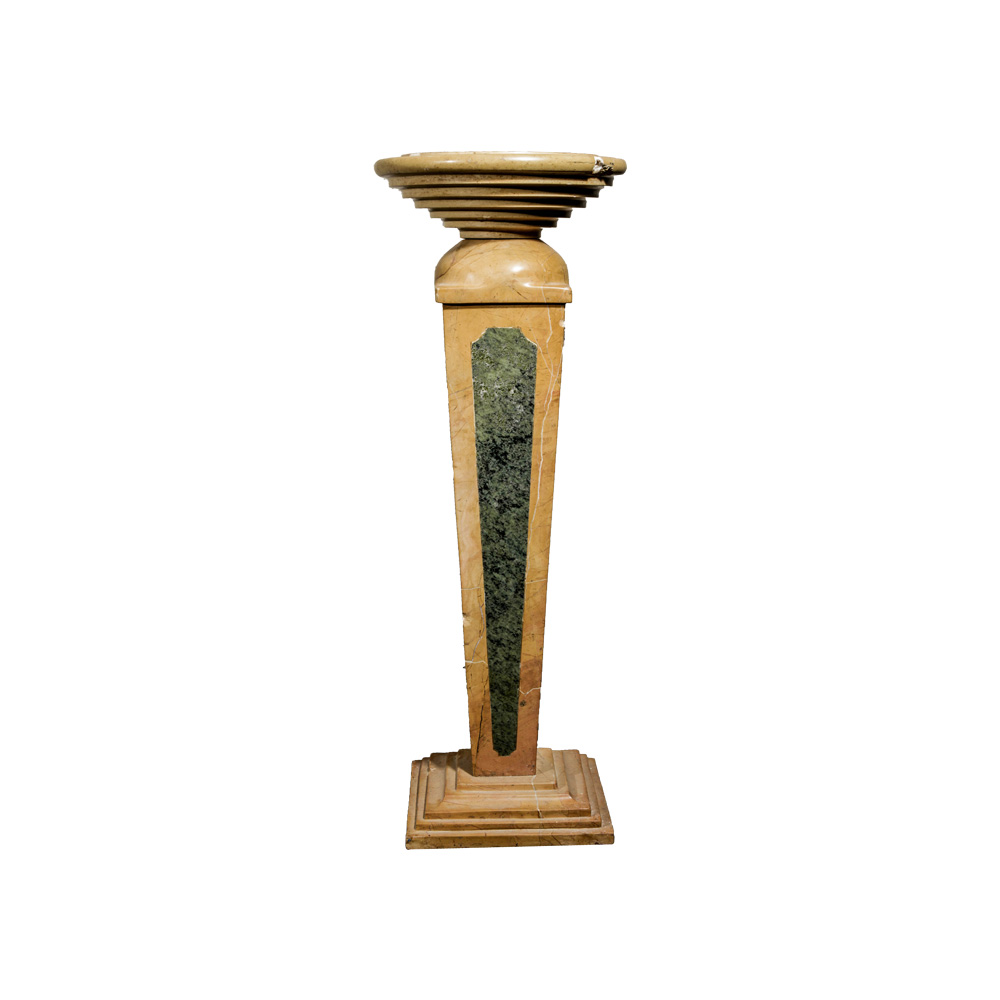 Marble Pedestal Plant Stand