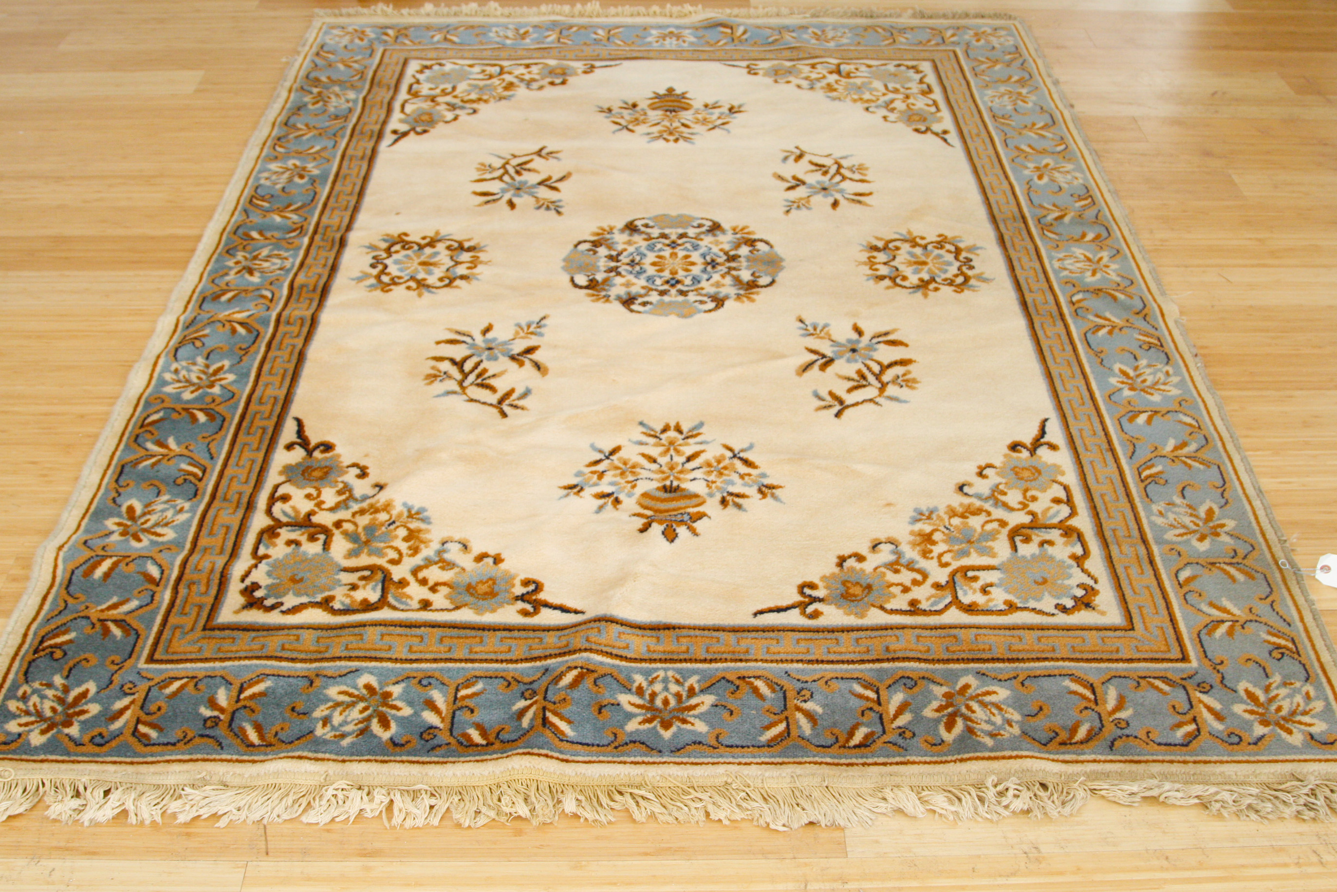 Machine Woven Old Peking-Style Area Rug