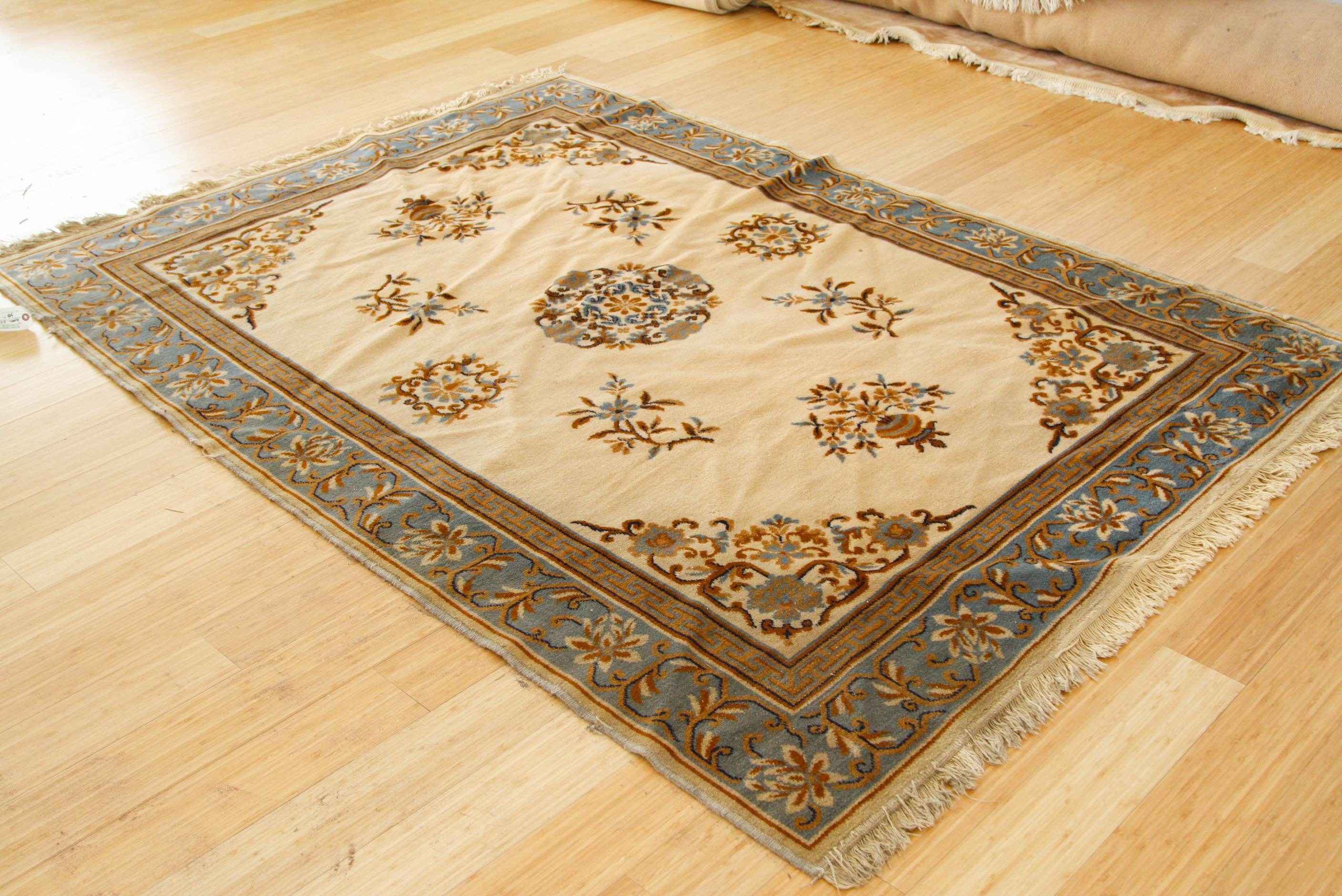 Machine Woven Old Peking-Style Area Rug