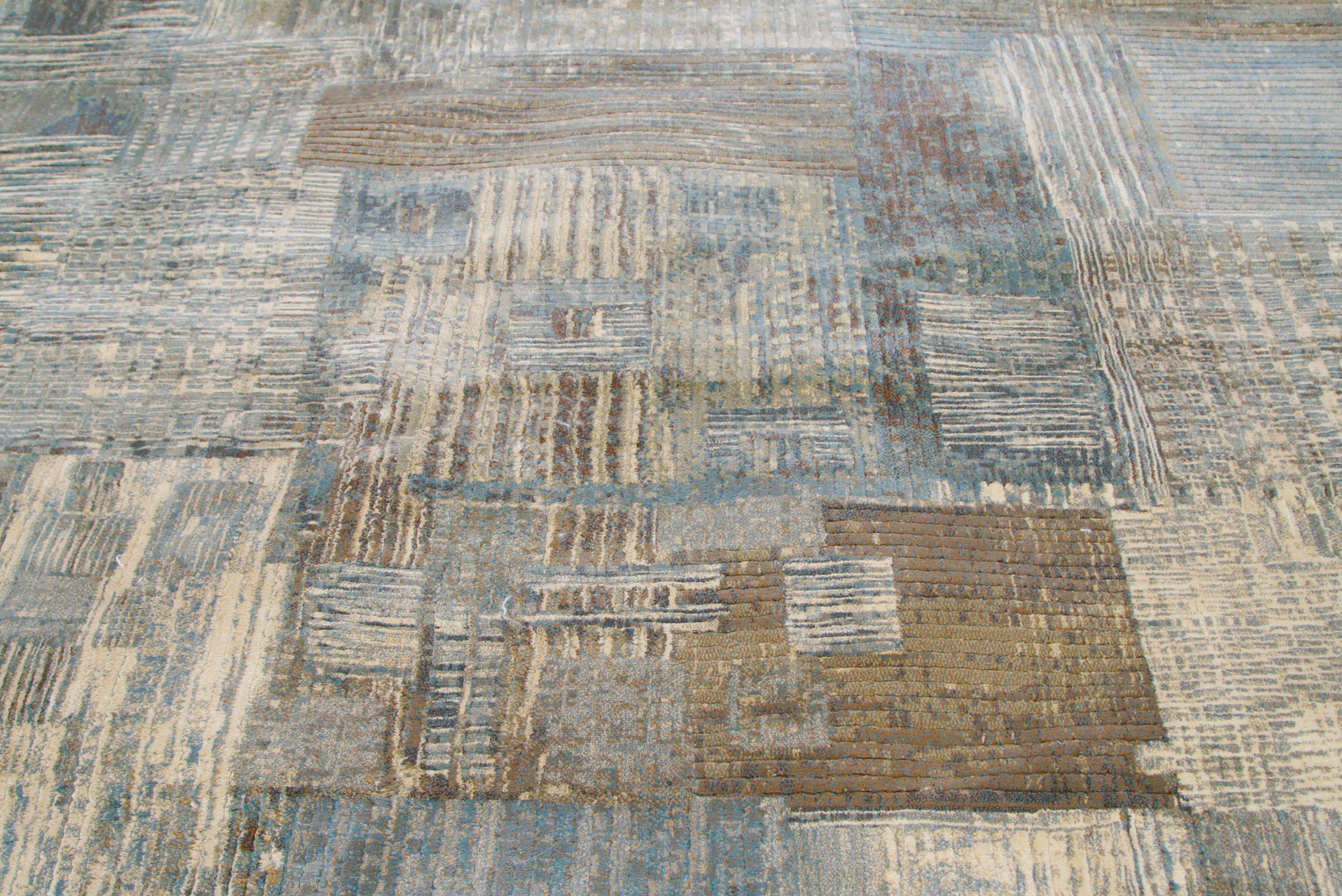 Power Loomed Belgian Couristan "Abstract Mural" Area Rug