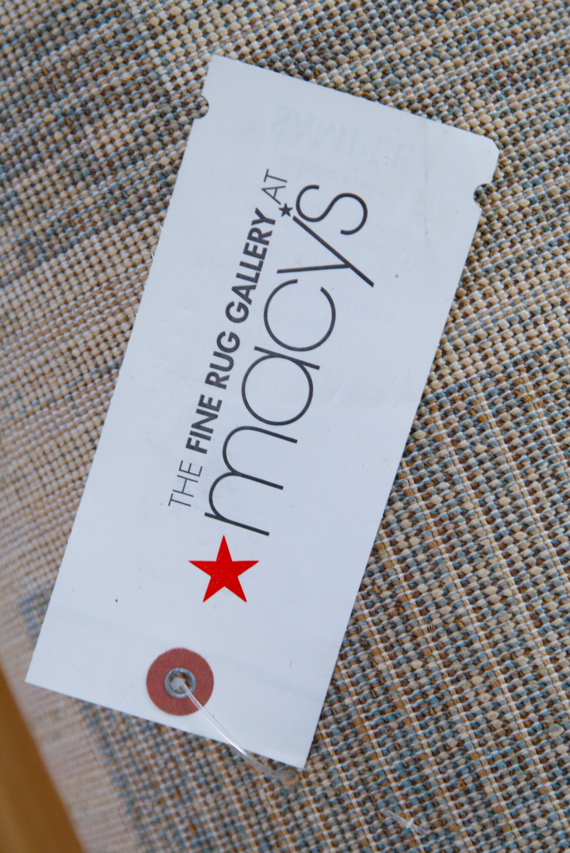 Power Loomed Belgian Couristan "Abstract Mural" Area Rug