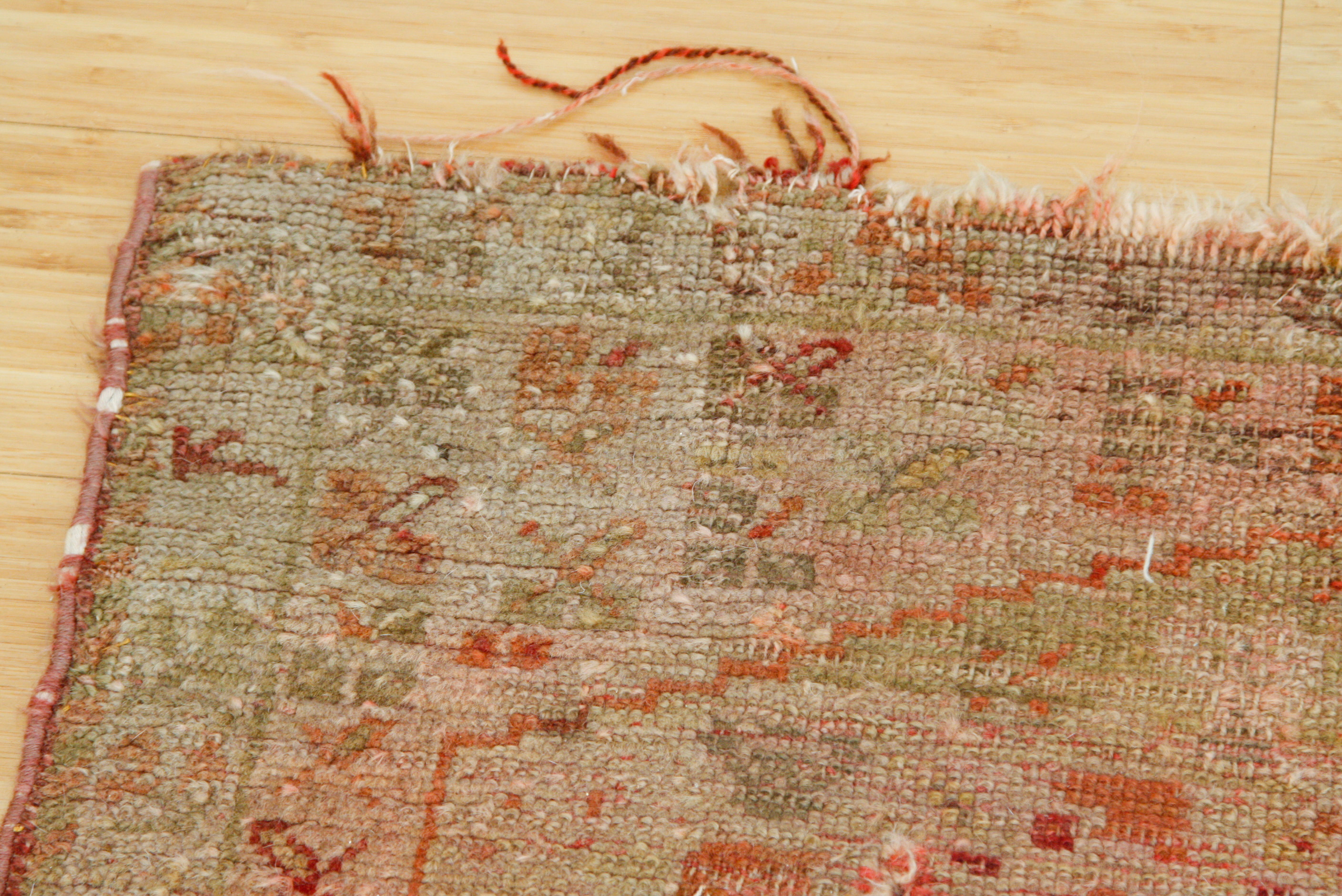 Antique Hand-Knotted Shirvan Accent Rug