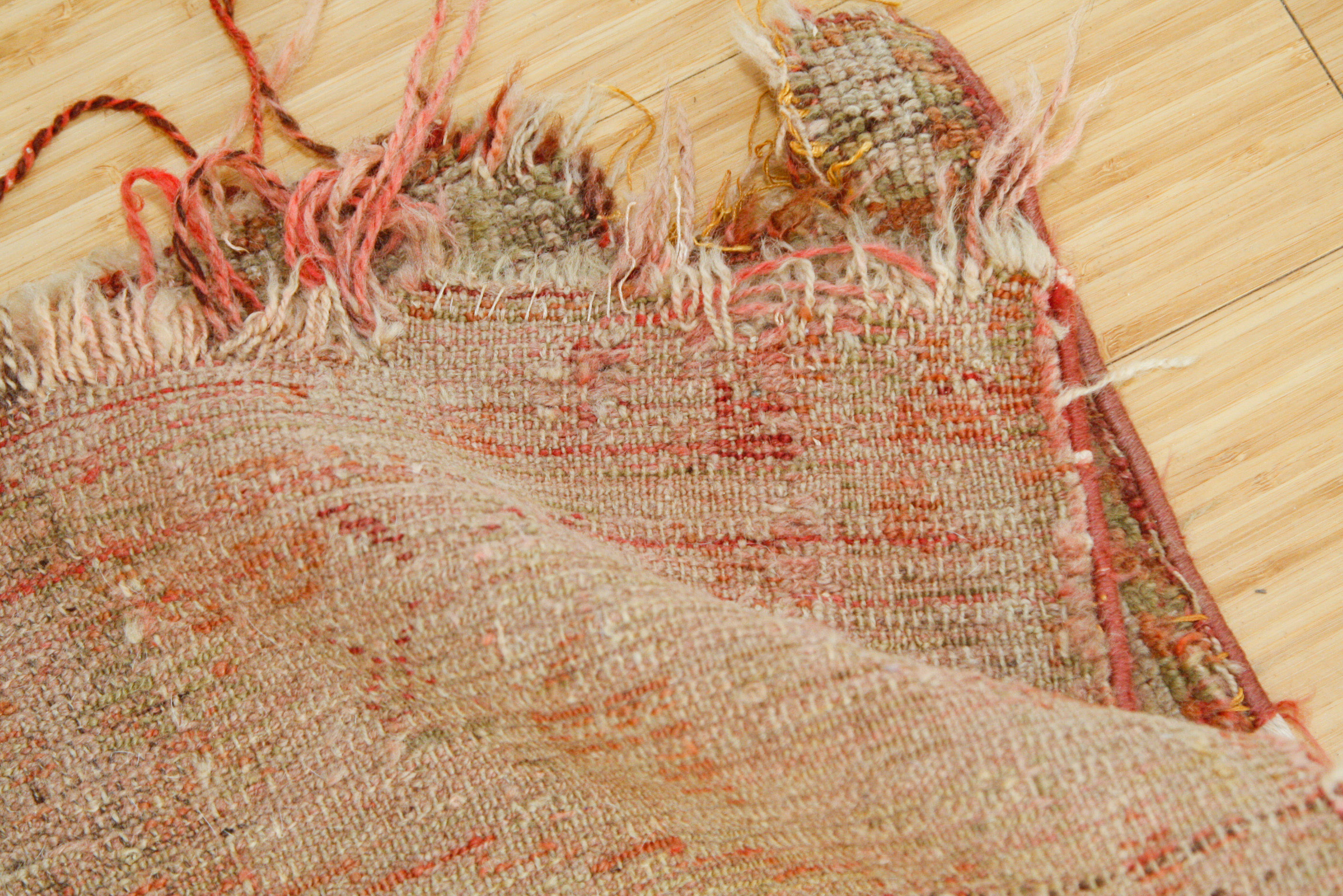 Antique Hand-Knotted Shirvan Accent Rug