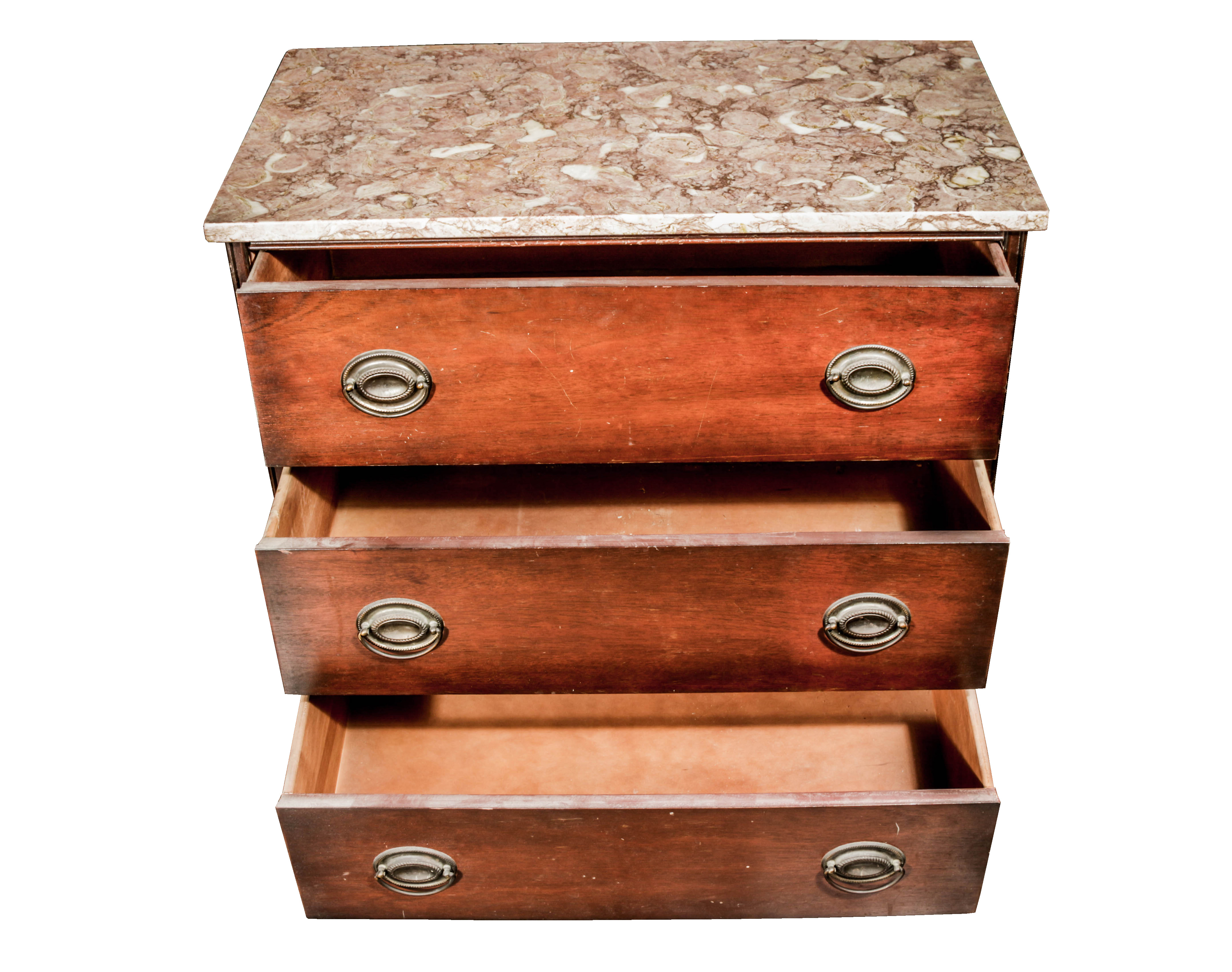 Marble Top Nightstand